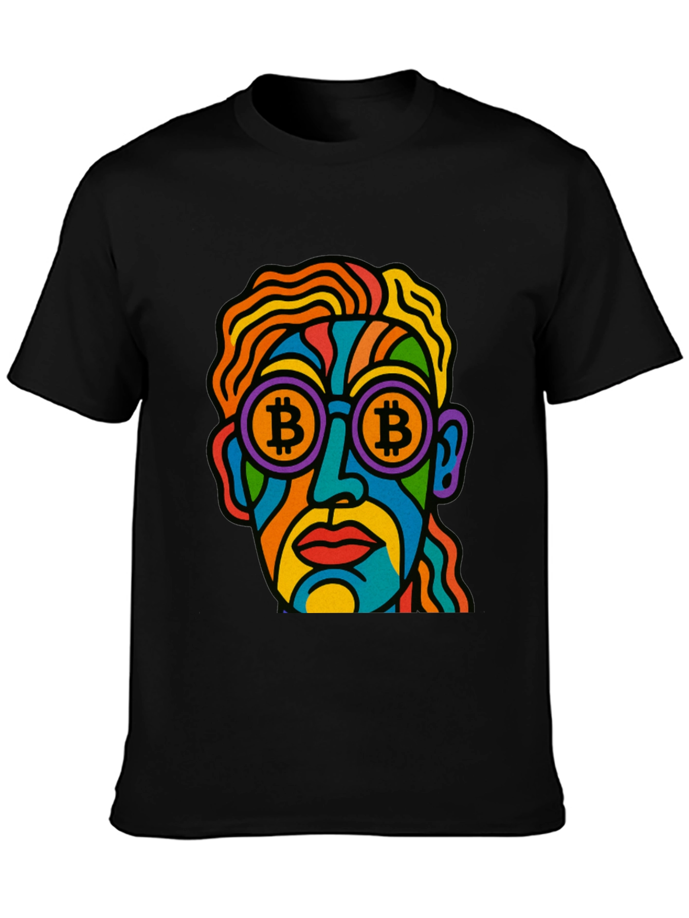 Bitcoin Art T-Shirt - Crypto Enthusiast Style