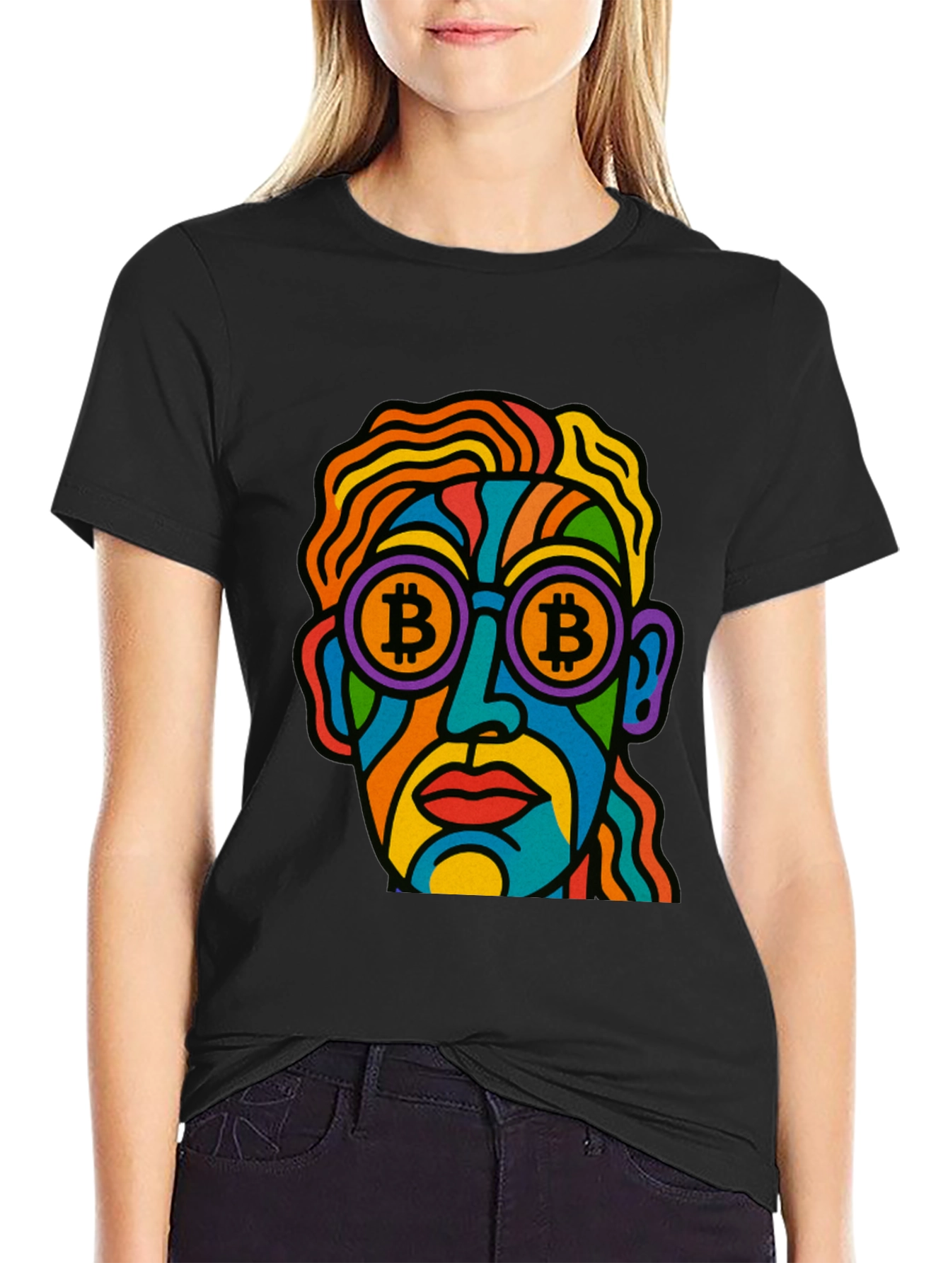 Bitcoin Art T-Shirt - Crypto Enthusiast Style