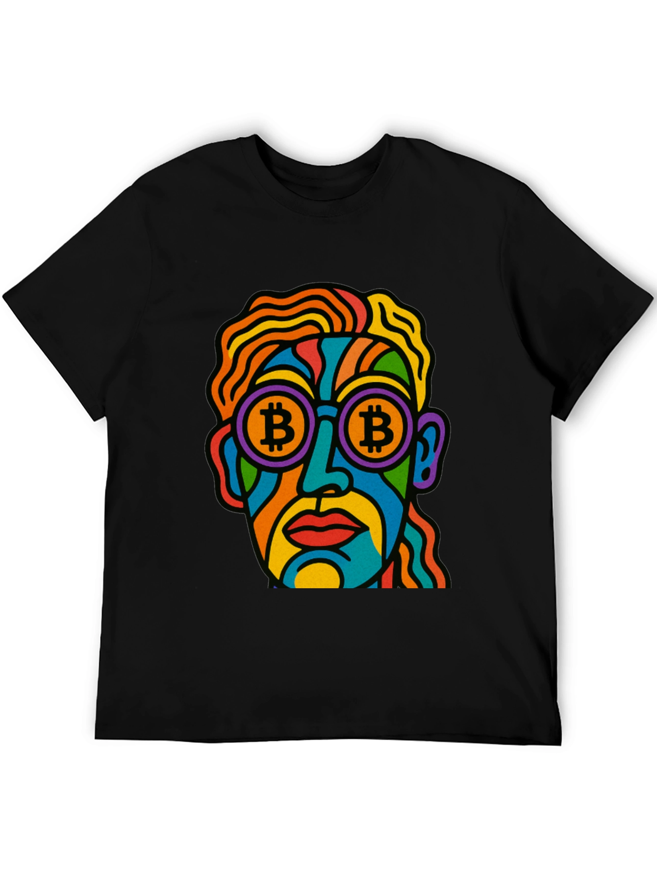 Bitcoin Art T-Shirt - Crypto Enthusiast Style