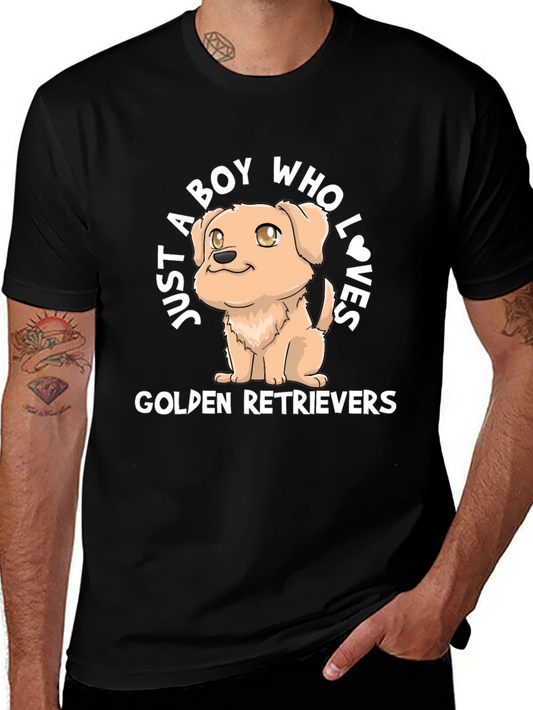 Golden Retriever Dog Lover T-Shirt - Boys Tee