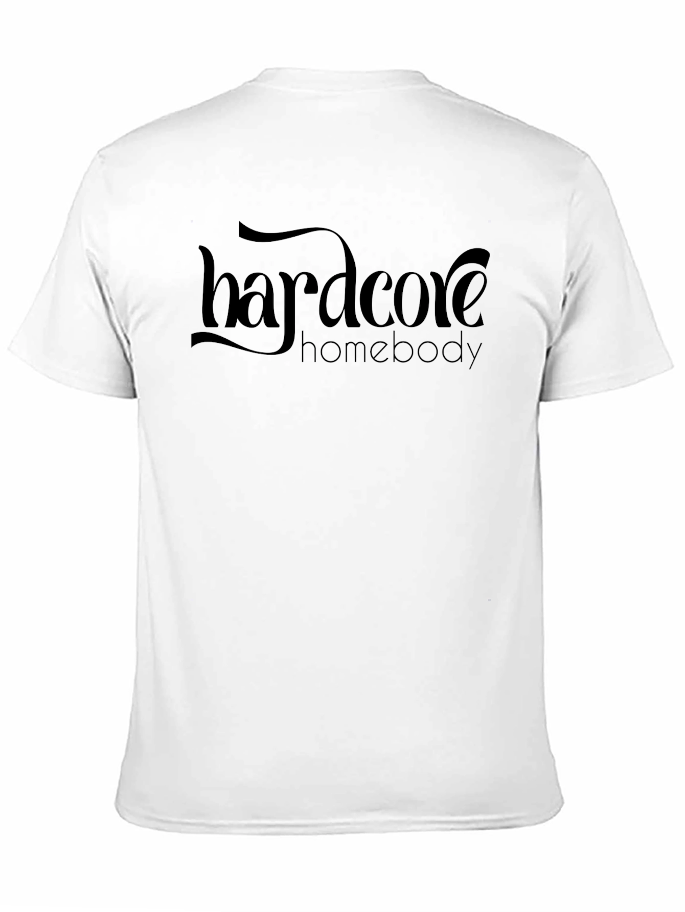 Hardcore Homebody Black Graphic Tee