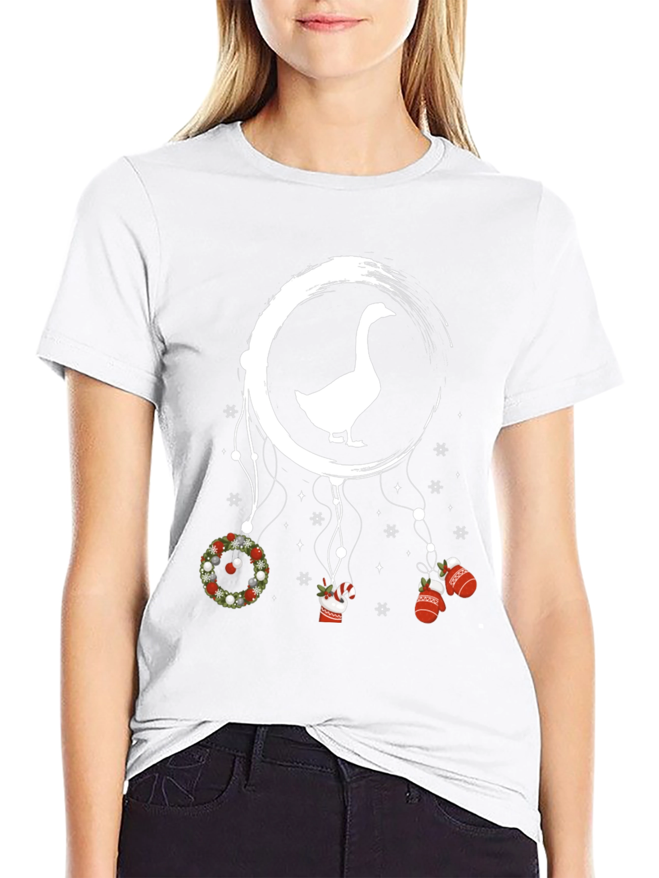 Christmas Goose Dreamcatcher T-Shirt
