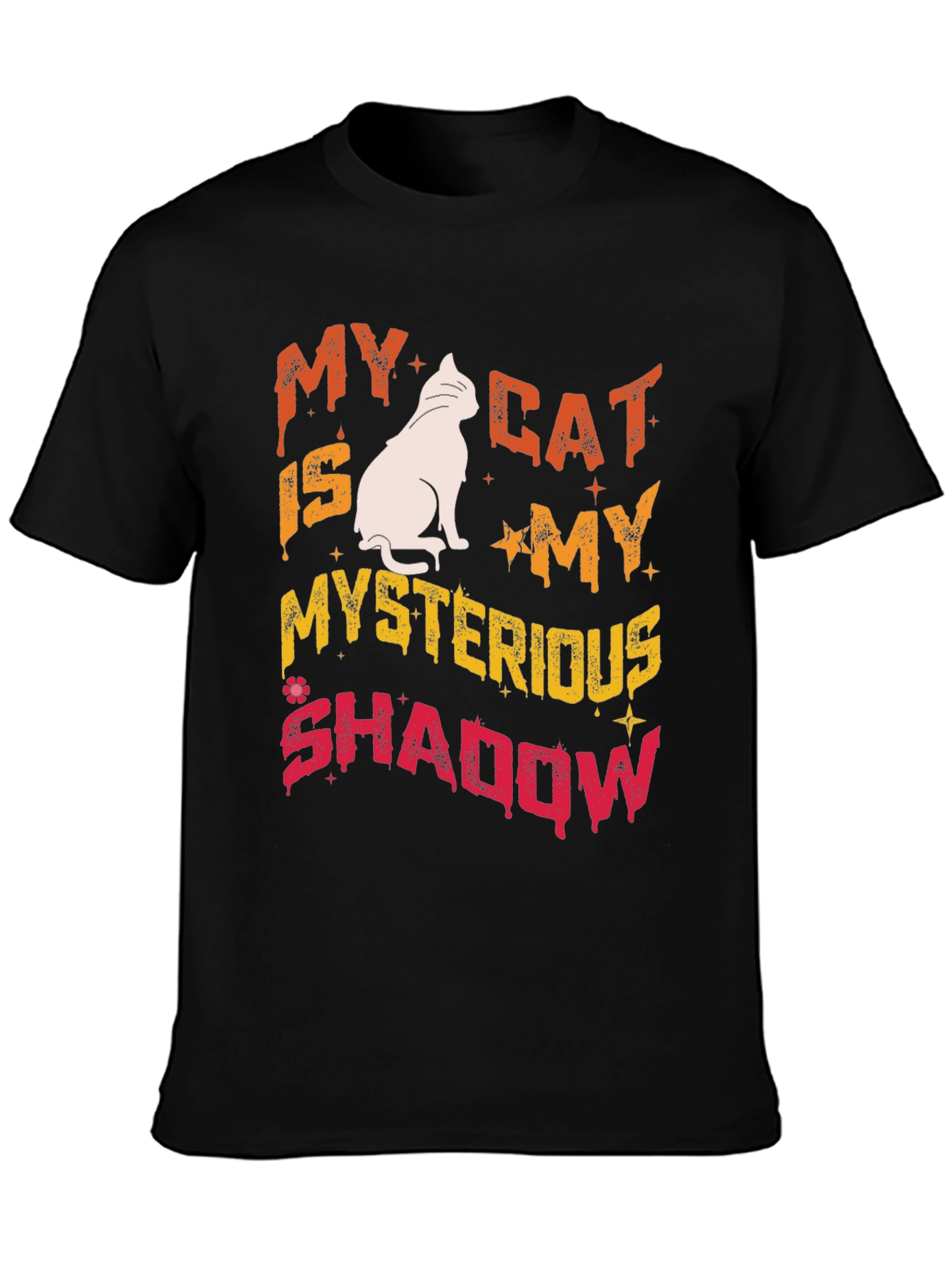 My Cat Is My Mysterious Shadow T-Shirt