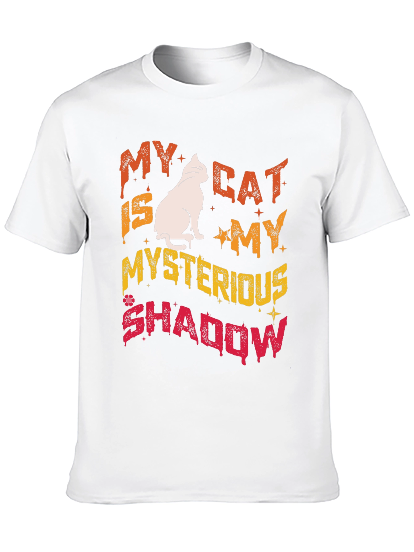 My Cat Is My Mysterious Shadow T-Shirt