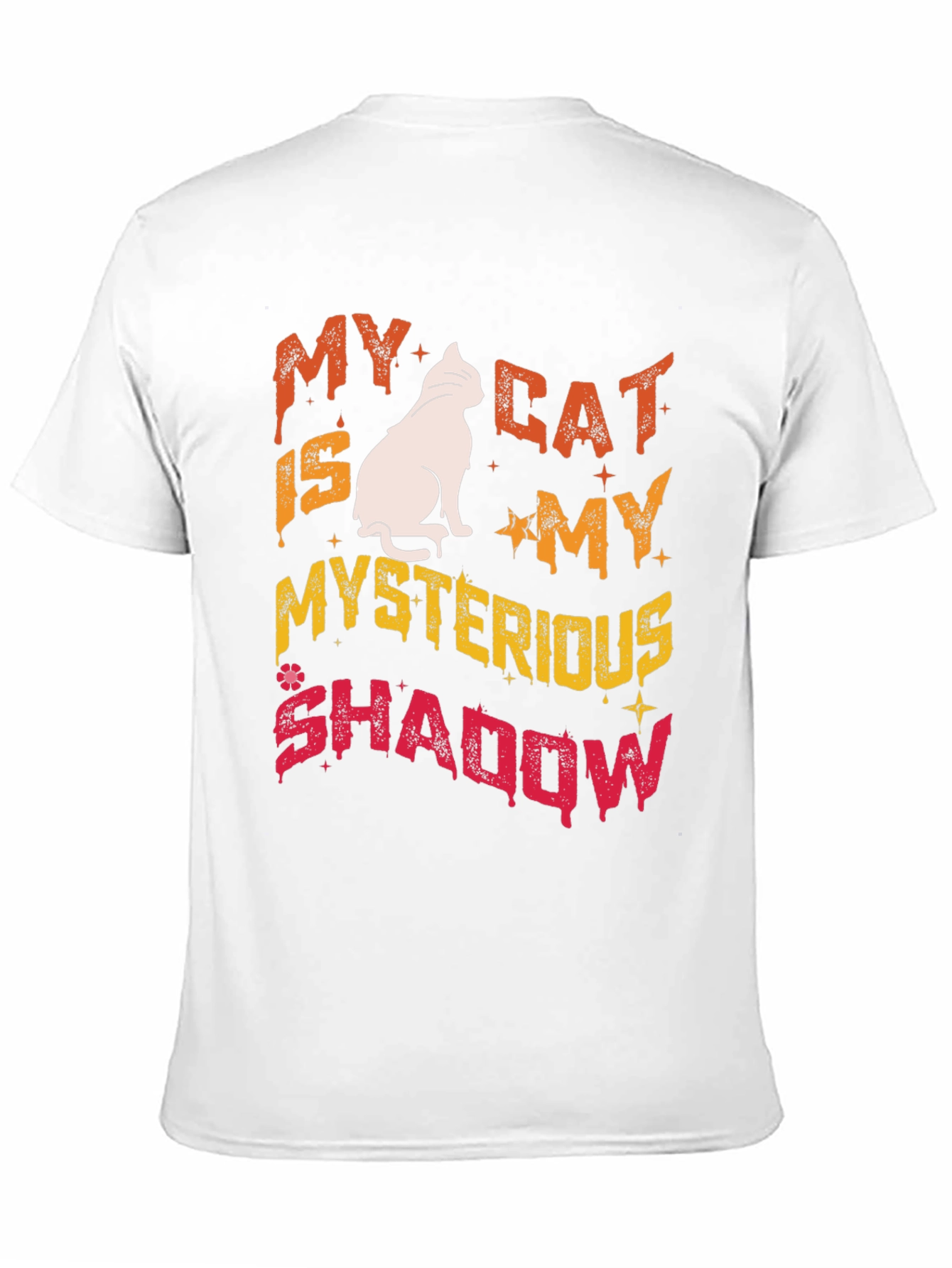 My Cat Is My Mysterious Shadow T-Shirt