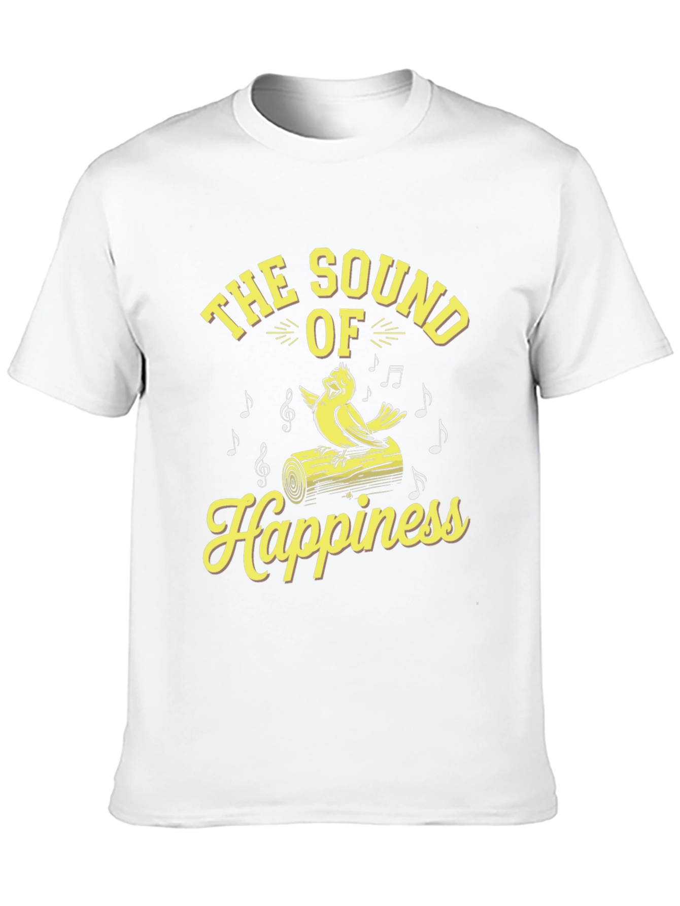 Sound of Happiness T-Shirt - Bird Graphic Tee