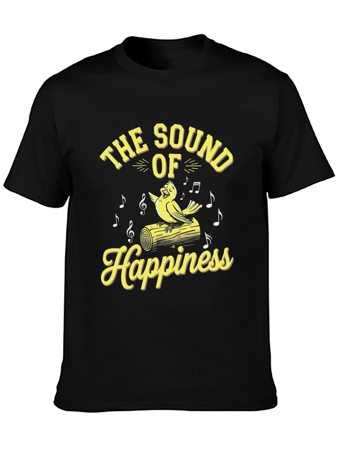 Sound of Happiness T-Shirt - Bird Graphic Tee