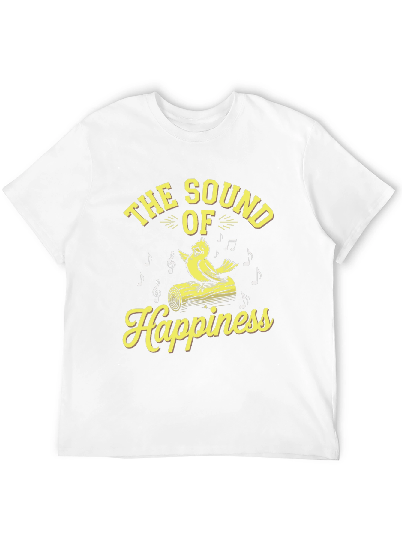 Sound of Happiness T-Shirt - Bird Graphic Tee
