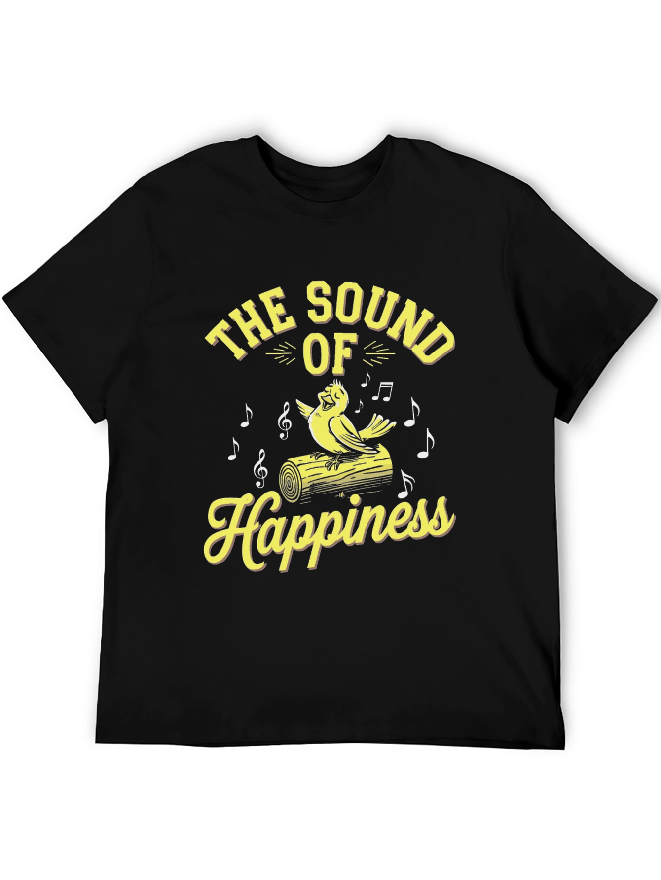 Sound of Happiness T-Shirt - Bird Graphic Tee