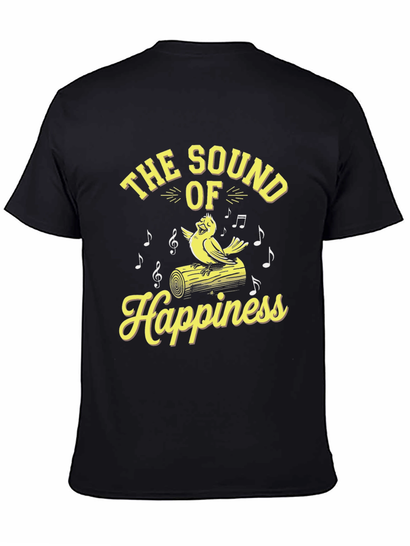 Sound of Happiness T-Shirt - Bird Graphic Tee