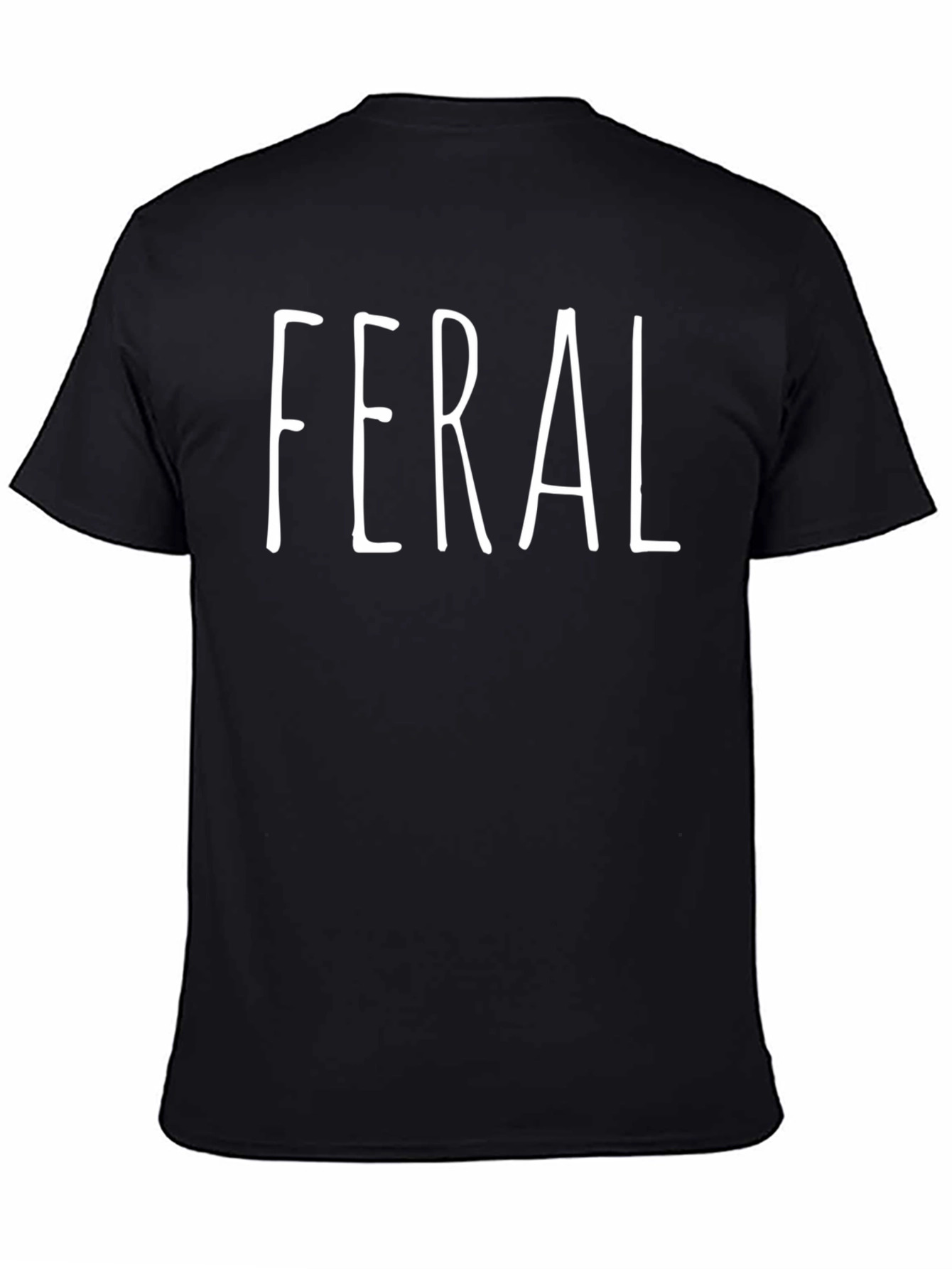 Feral Graphic Tee - Black Casual T-Shirt