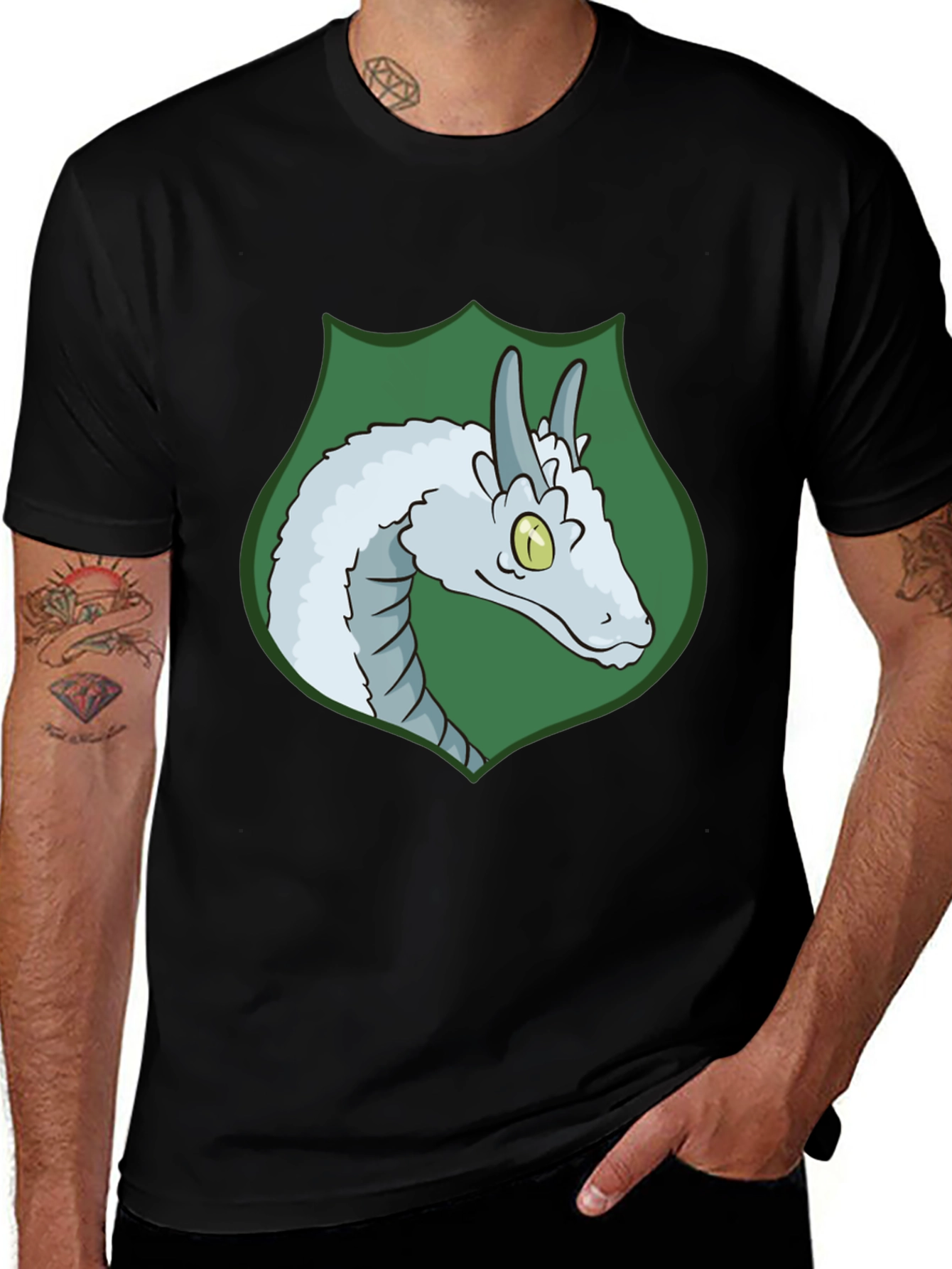 Dragon Crest Black T-Shirt