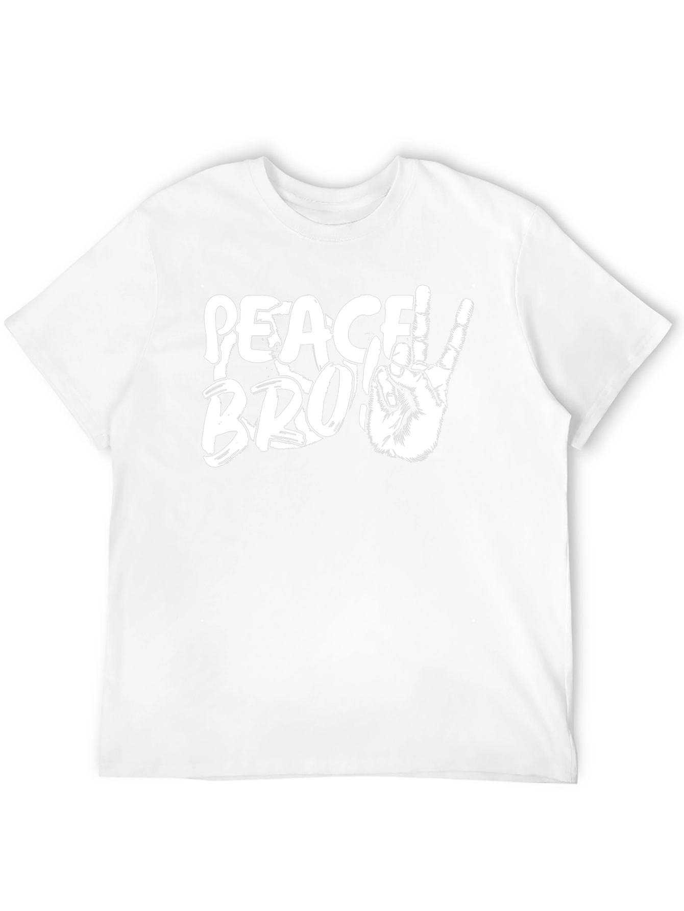 Peace Bro Graphic T-Shirt - Mens Black Tee