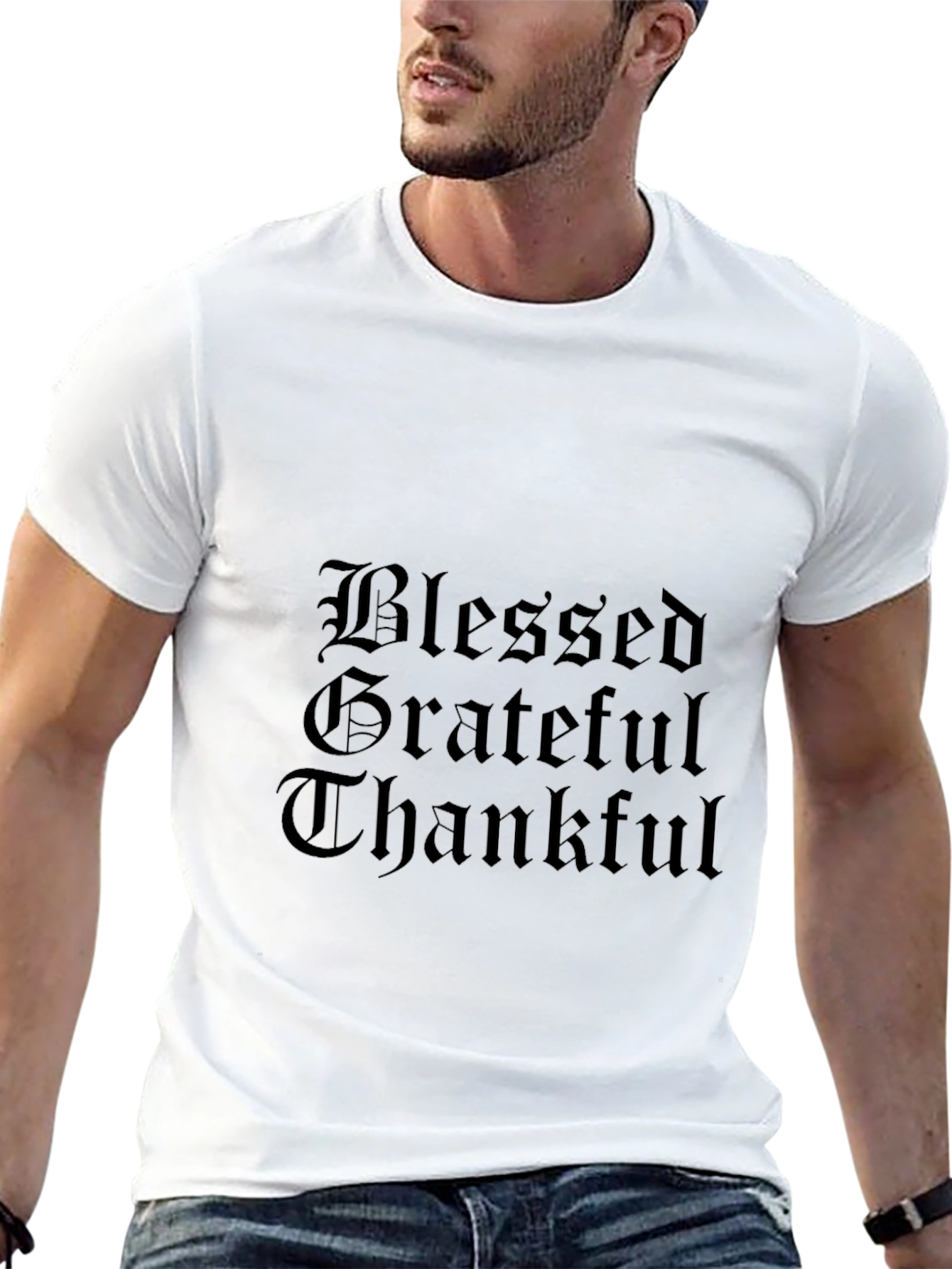 Blessed Grateful Thankful Graphic Tee
