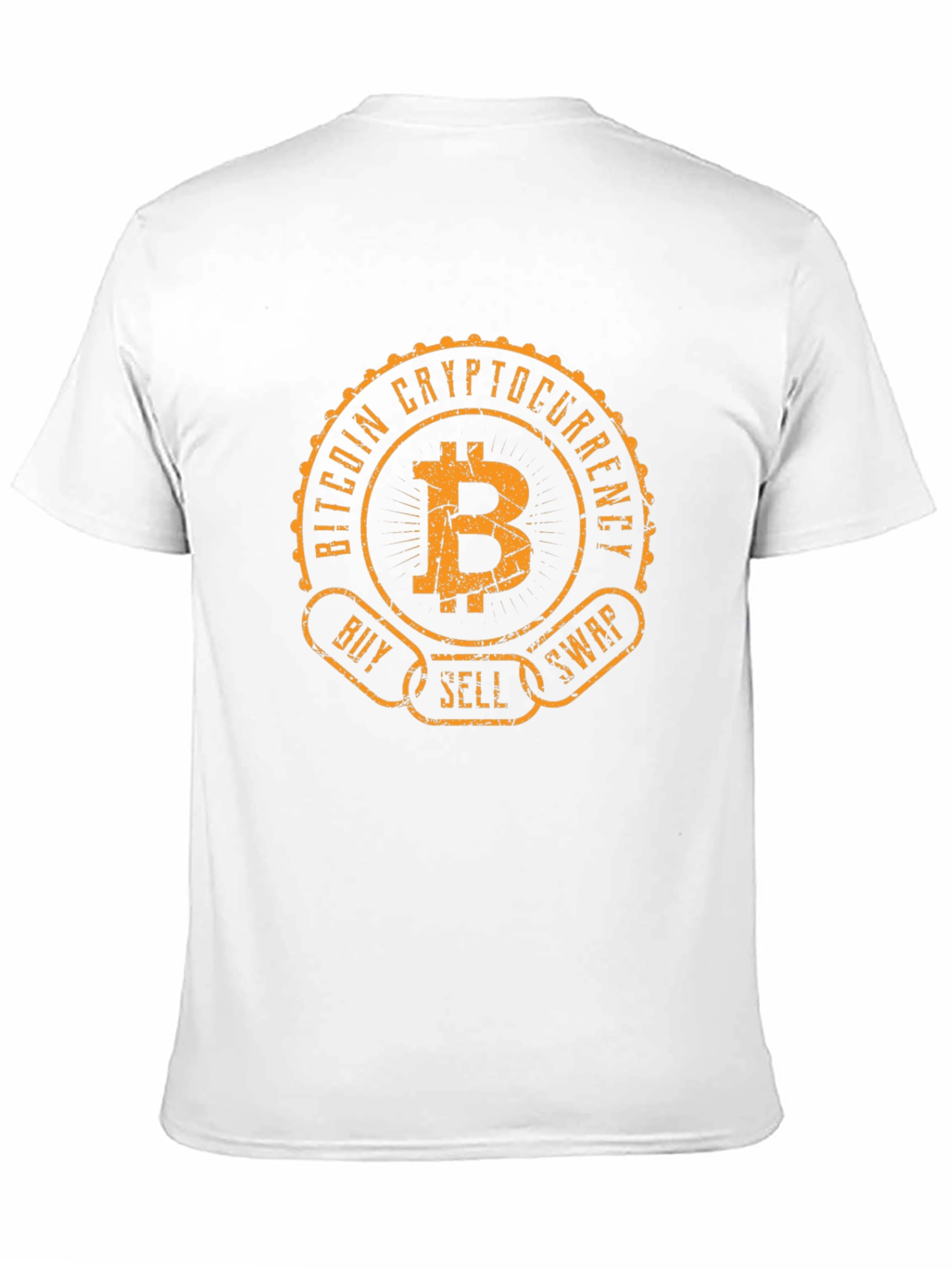 Bitcoin Cryptocurrency Graphic Tee - Buy Sell Swap