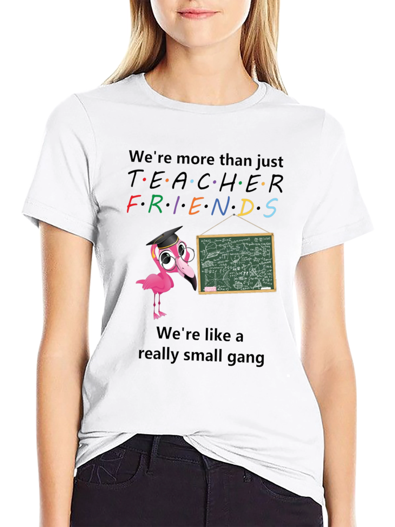 Teacher Friends Flamingo T-Shirt