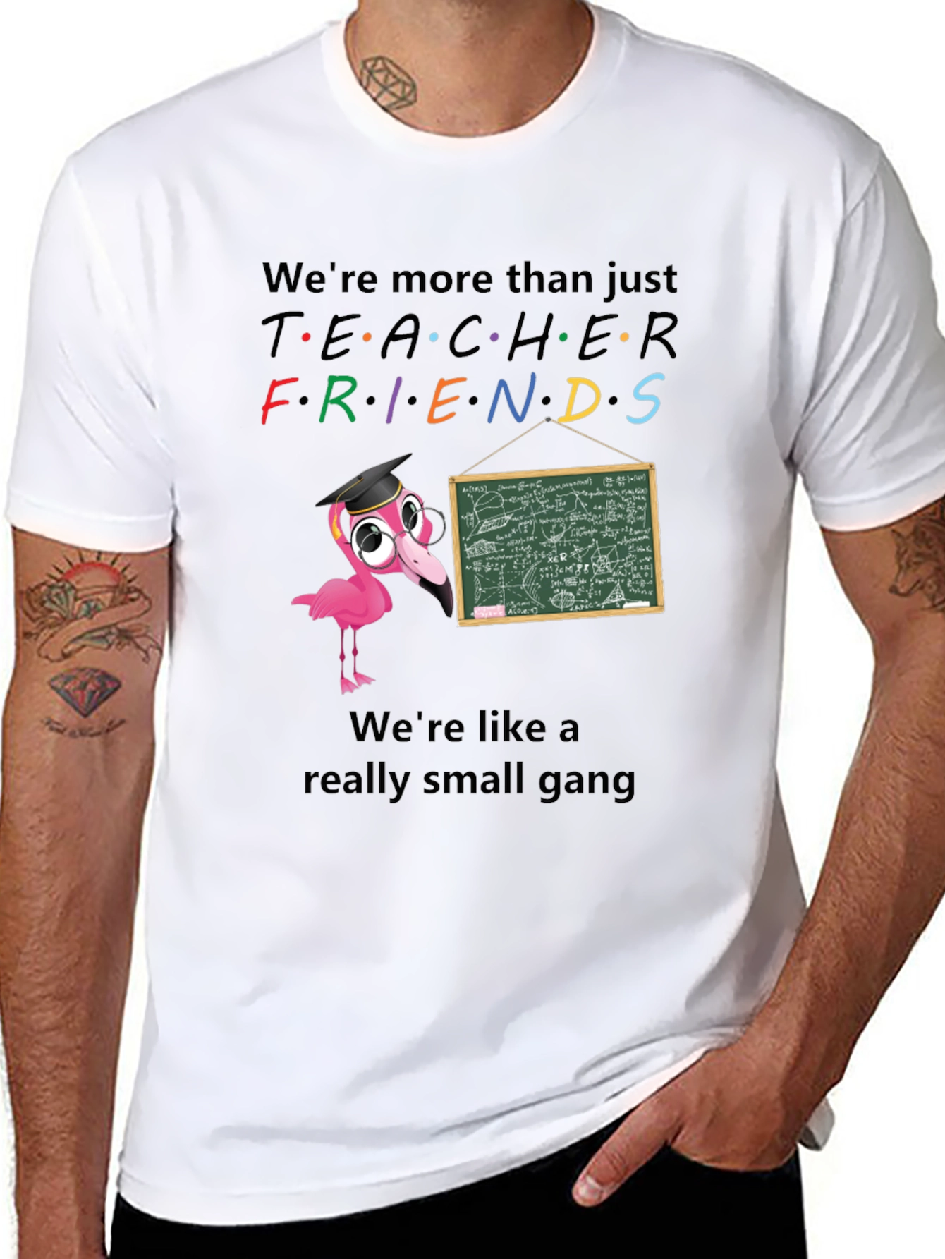 Teacher Friends Flamingo T-Shirt