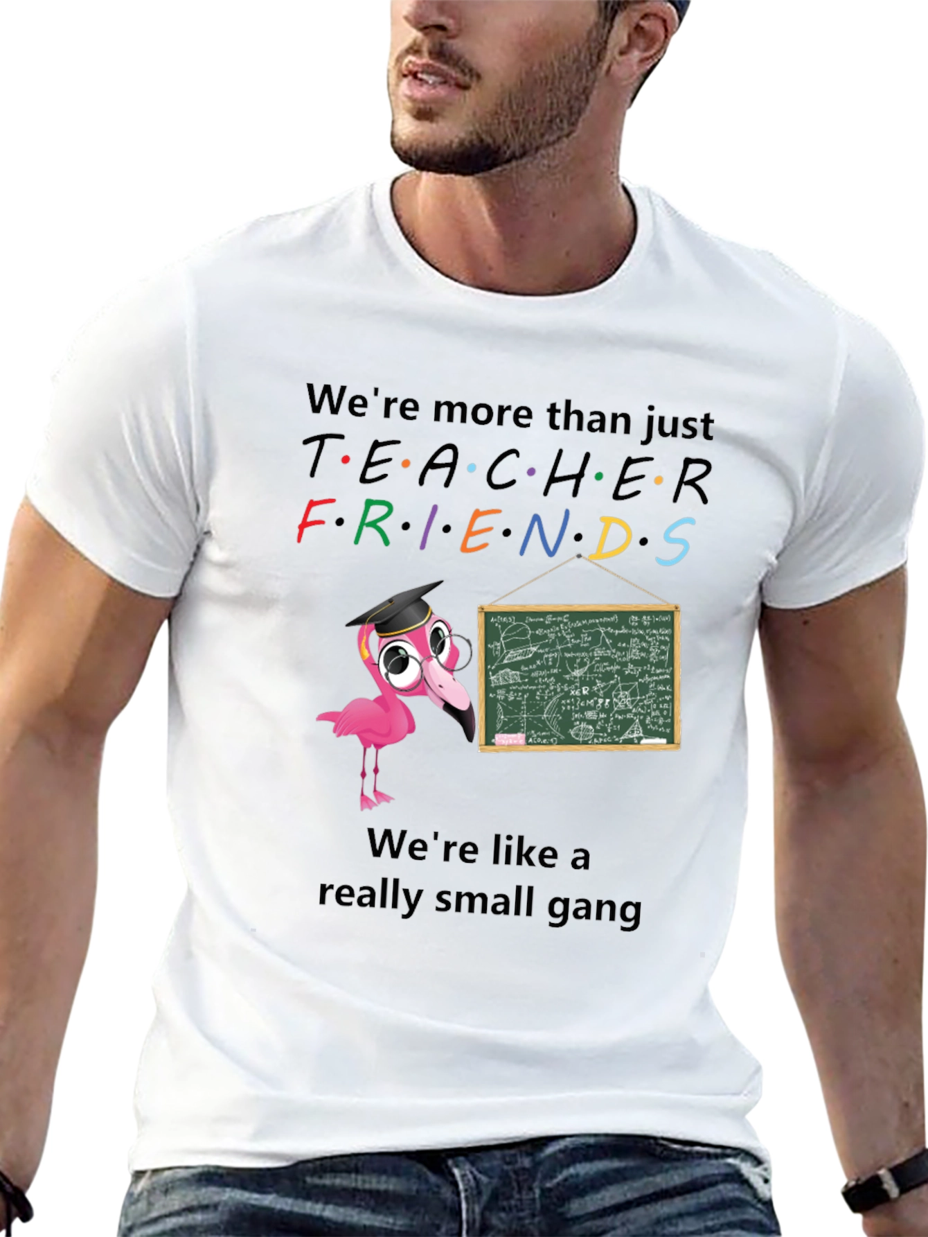 Teacher Friends Flamingo T-Shirt