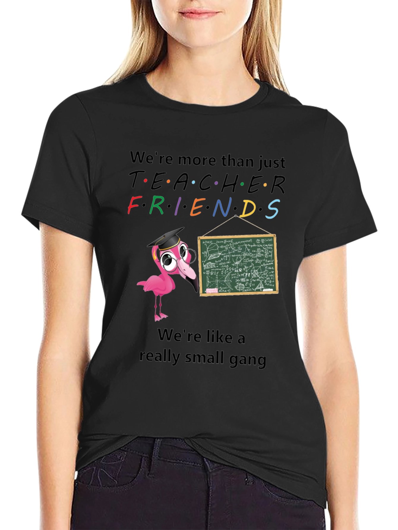 Teacher Friends Flamingo T-Shirt