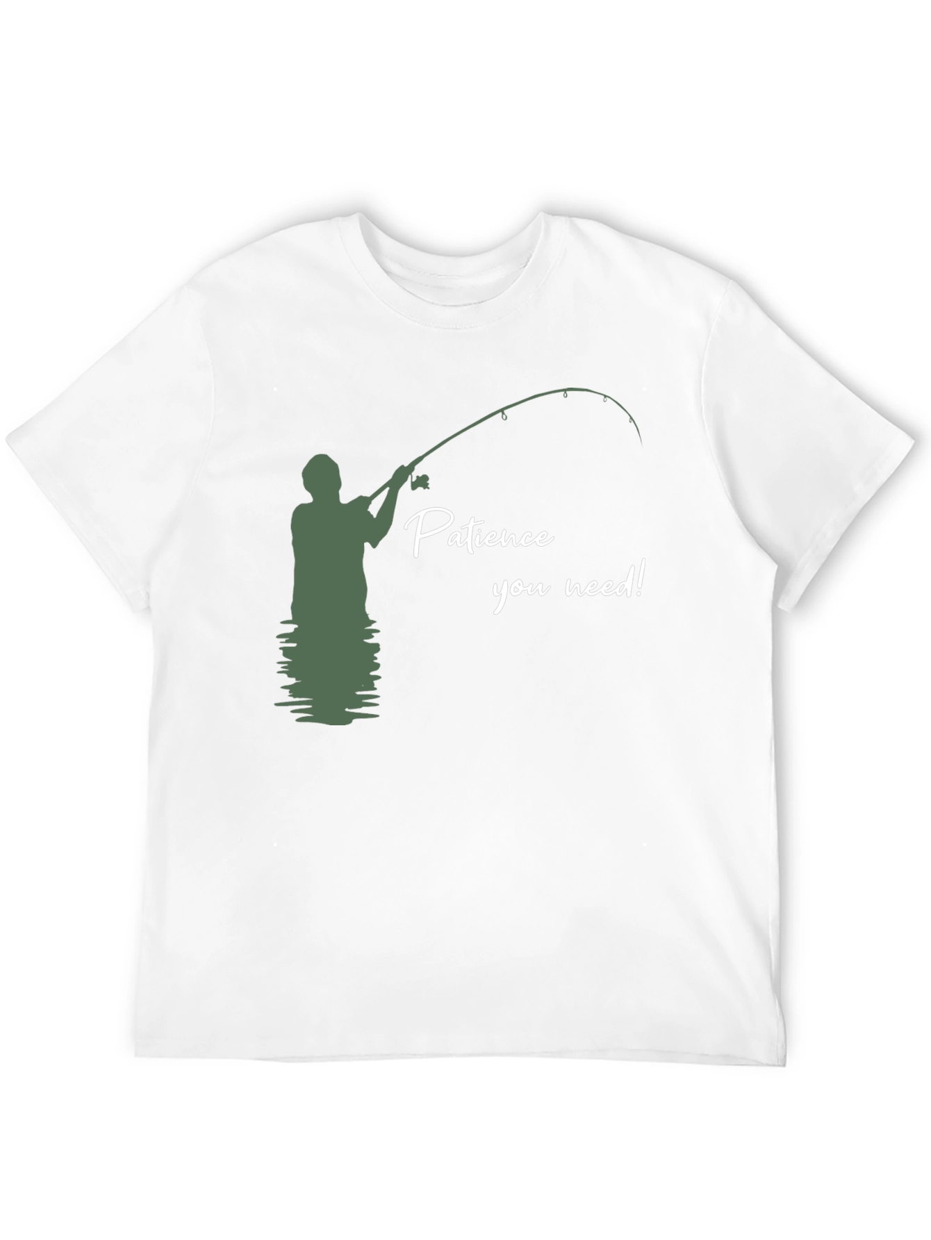 Patience You Need Fishing Graphic T-Shirt