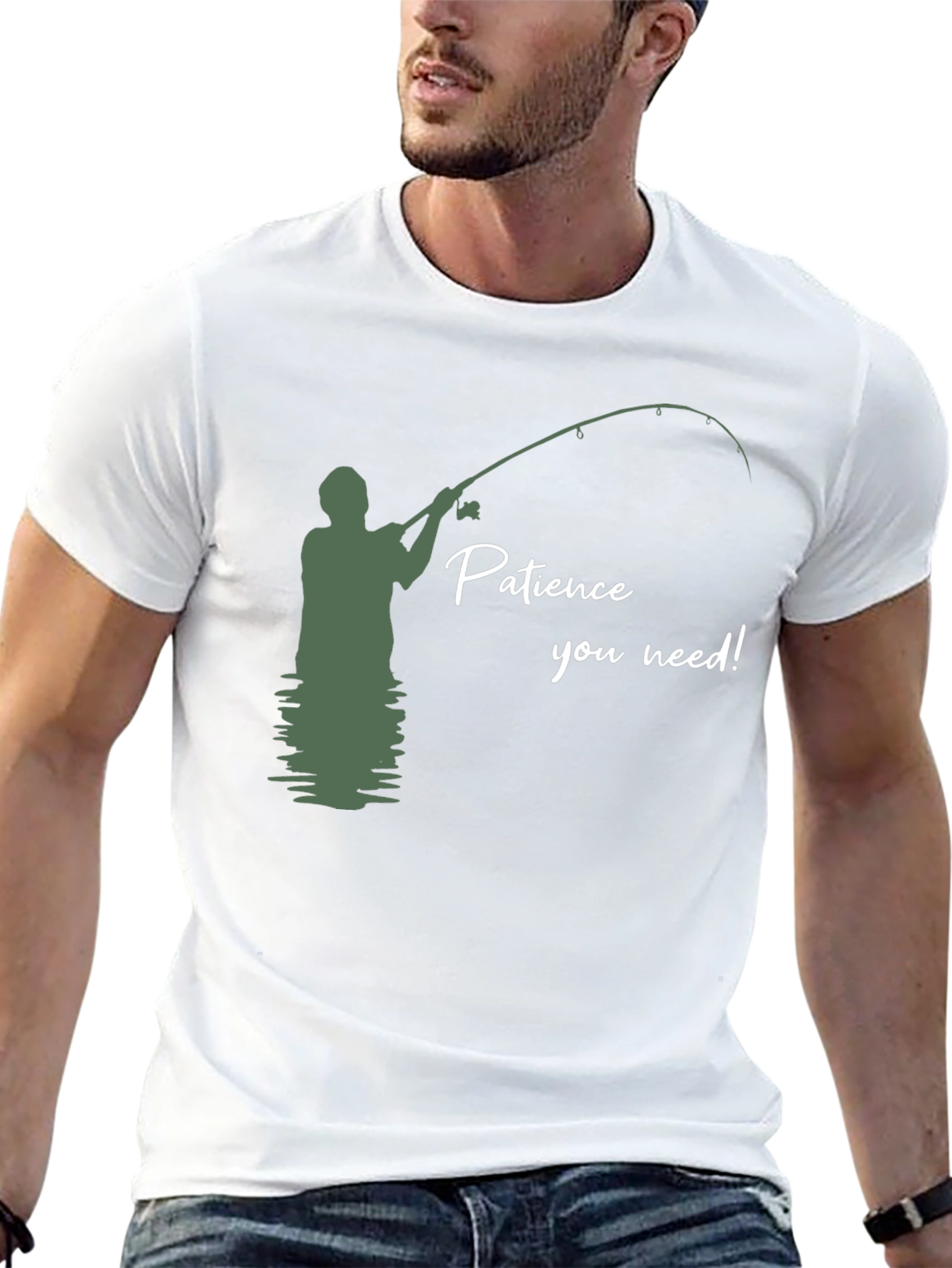 Patience You Need Fishing Graphic T-Shirt