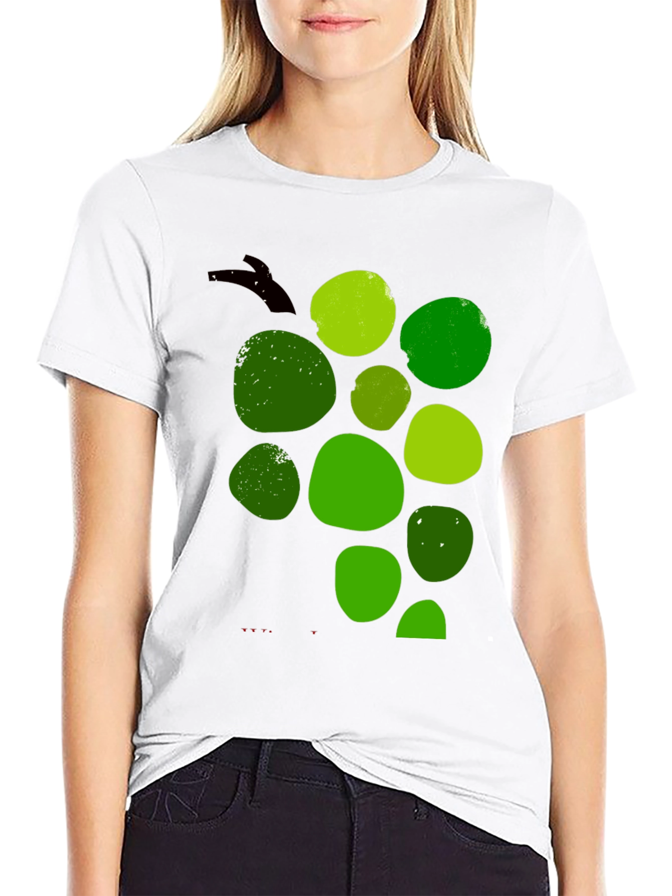 Green Grape Graphic T-Shirt