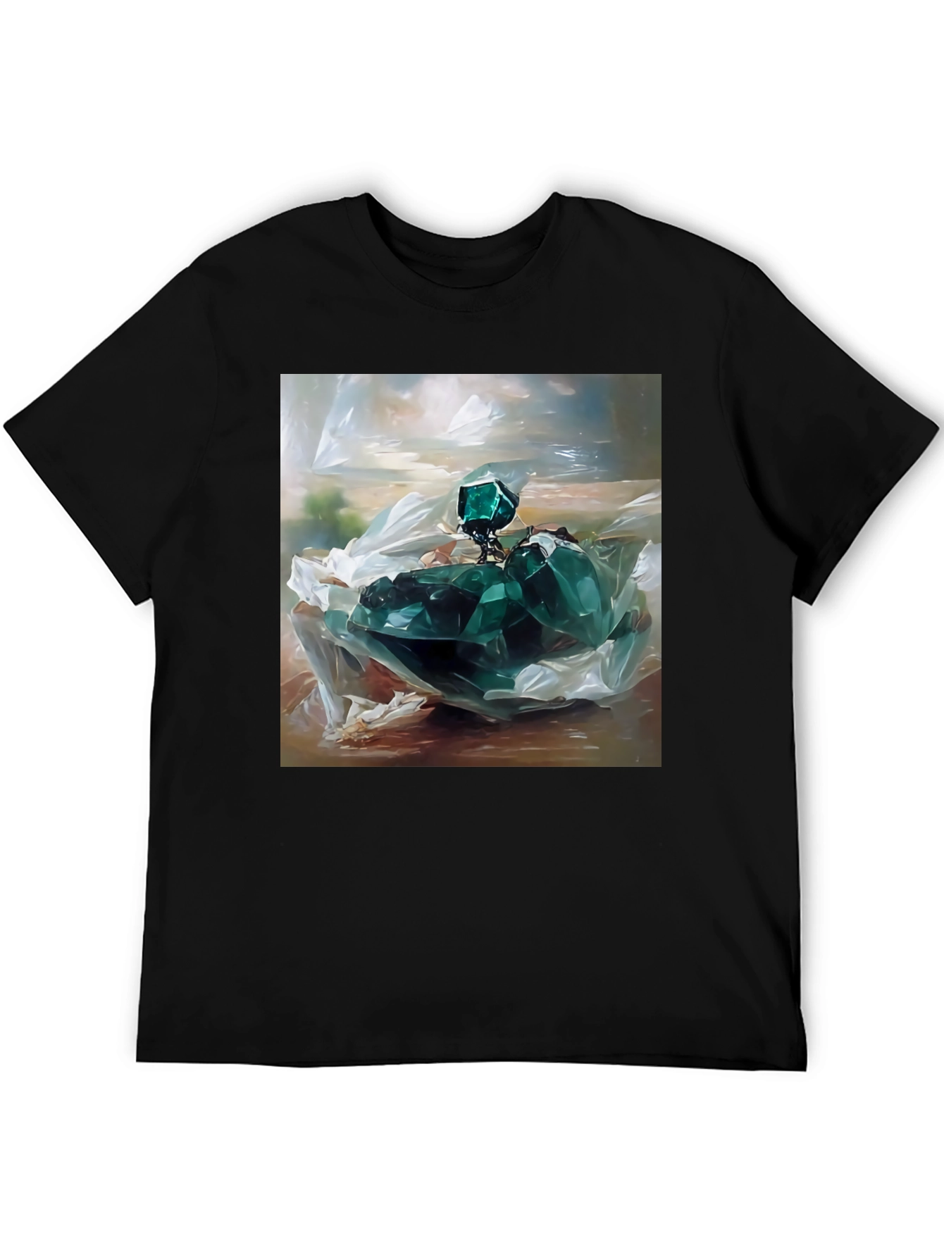 Emerald Gemstone Graphic Tee