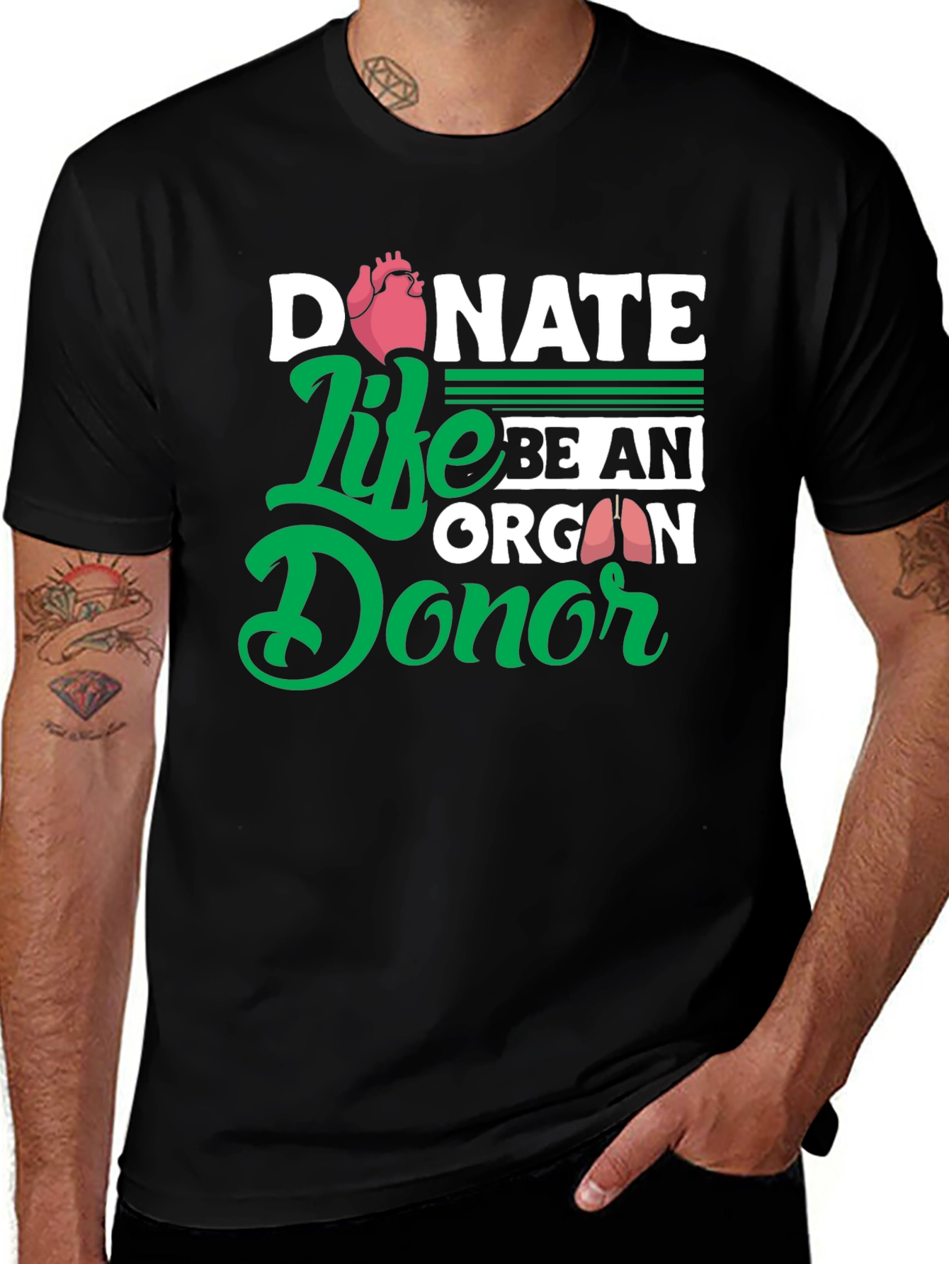 Donate Life Organ Donor Graphic T-Shirt
