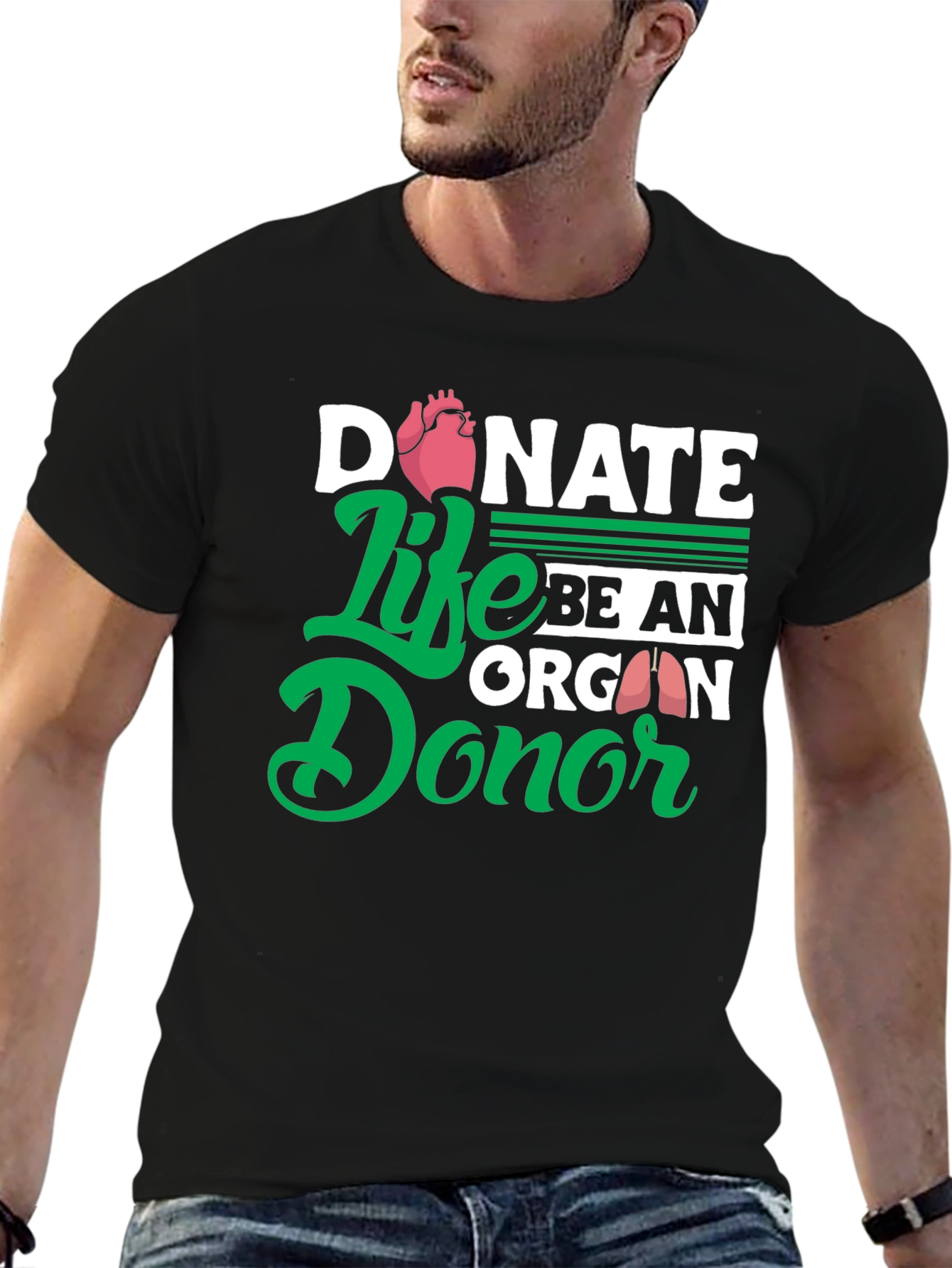 Donate Life Organ Donor Graphic T-Shirt