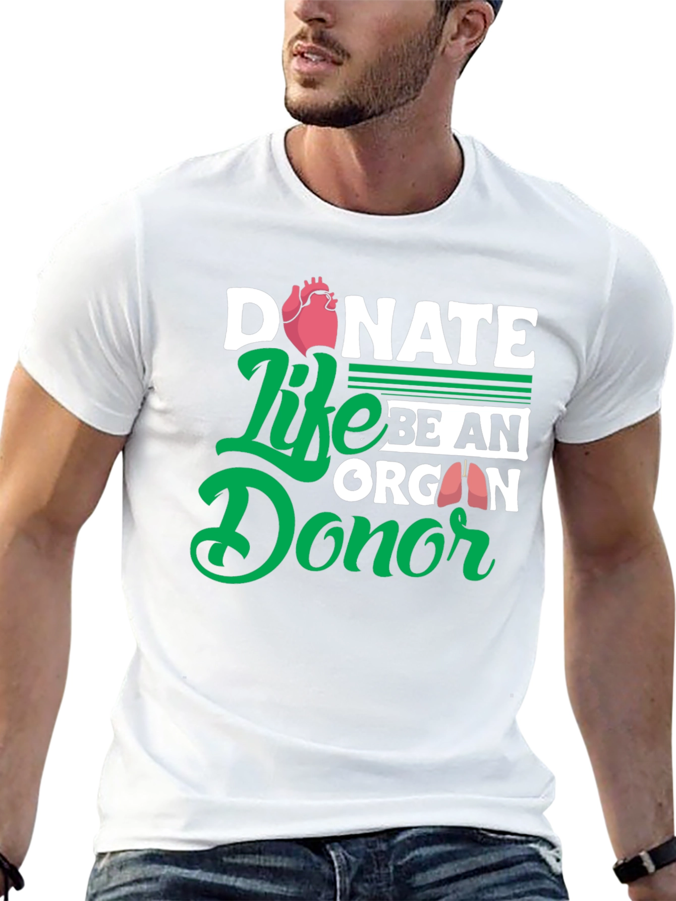 Donate Life Organ Donor Graphic T-Shirt