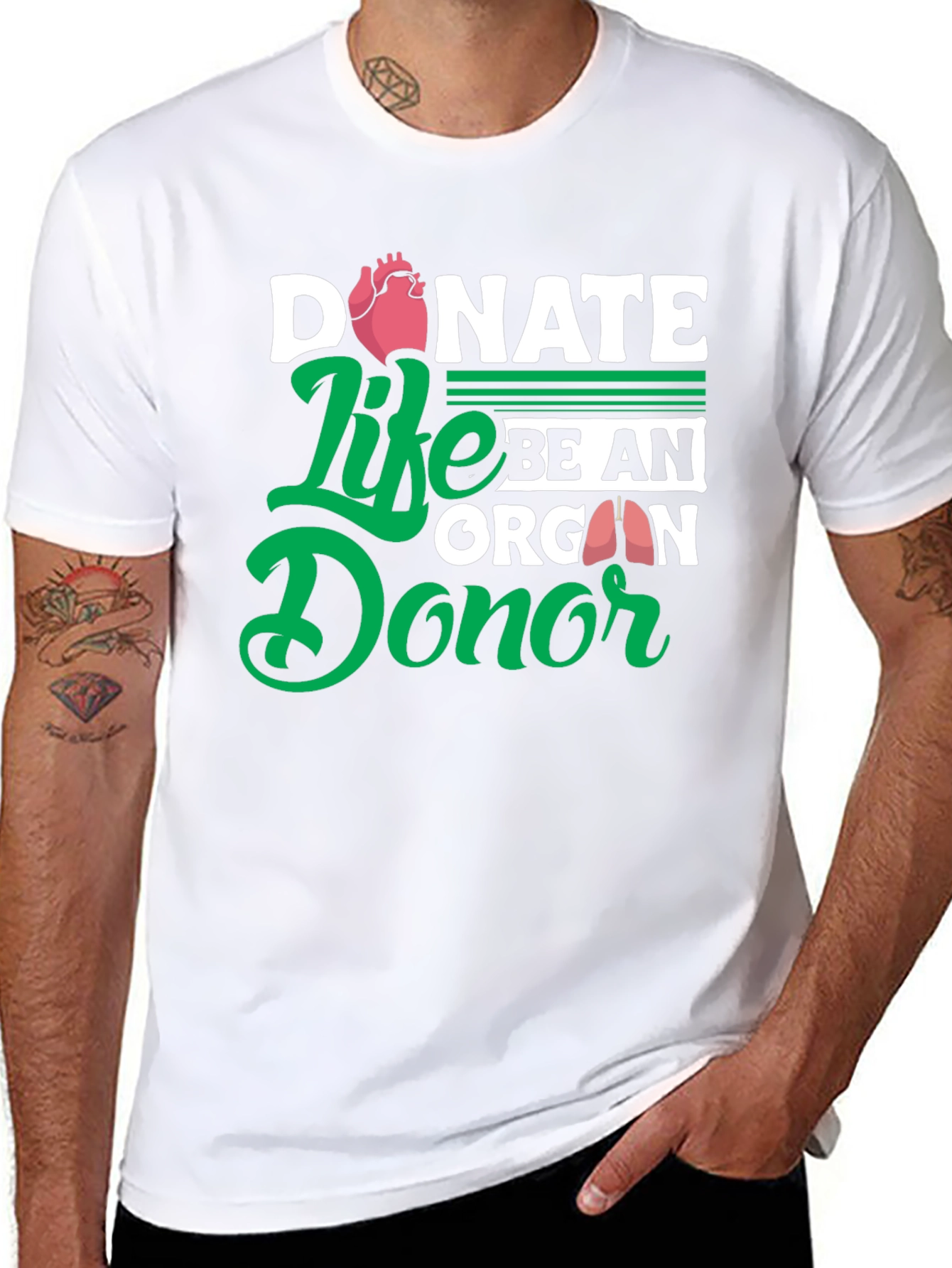 Donate Life Organ Donor Graphic T-Shirt