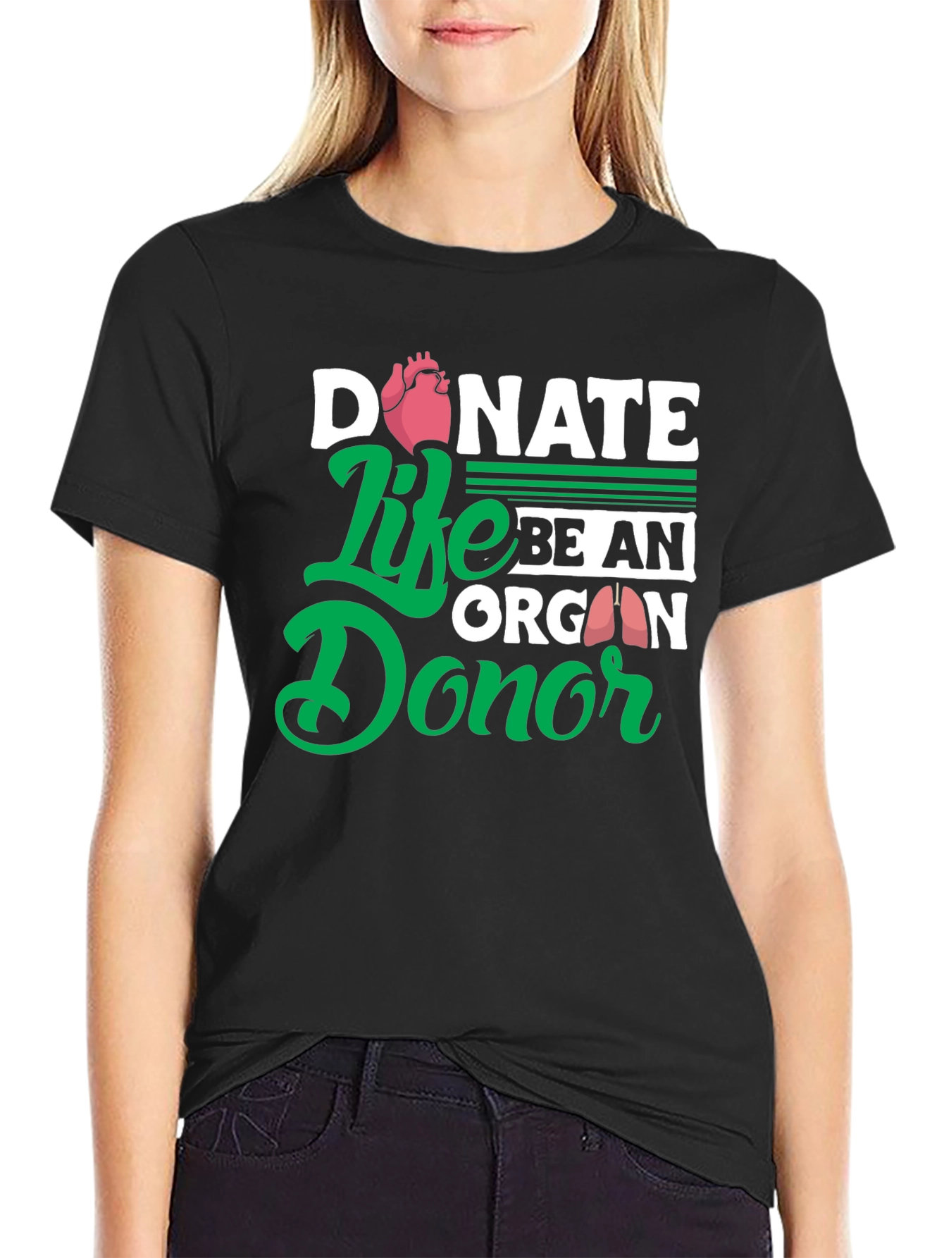 Donate Life Organ Donor Graphic T-Shirt