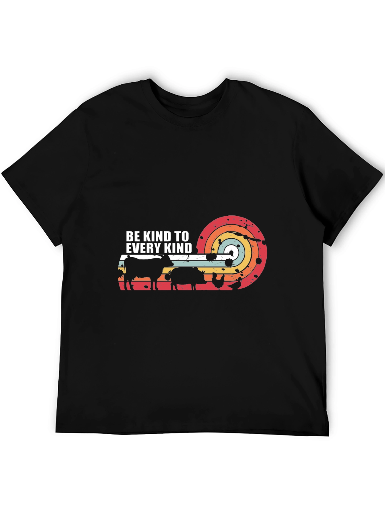Kind to Every Kind Animal Silhouette Graphic Tee