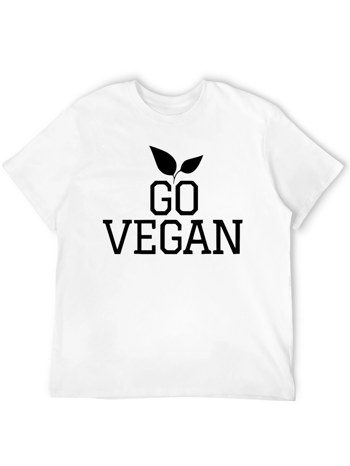 Go Vegan Graphic Tee - Black
