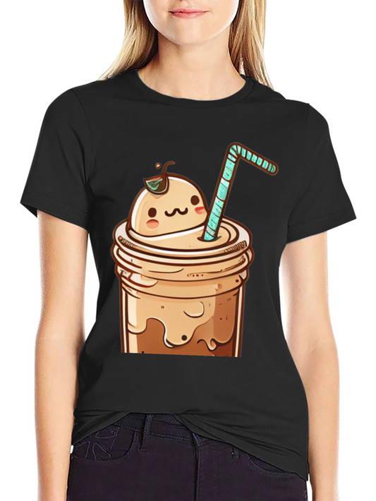 Cute Kawaii Boba Tea Graphic Tee