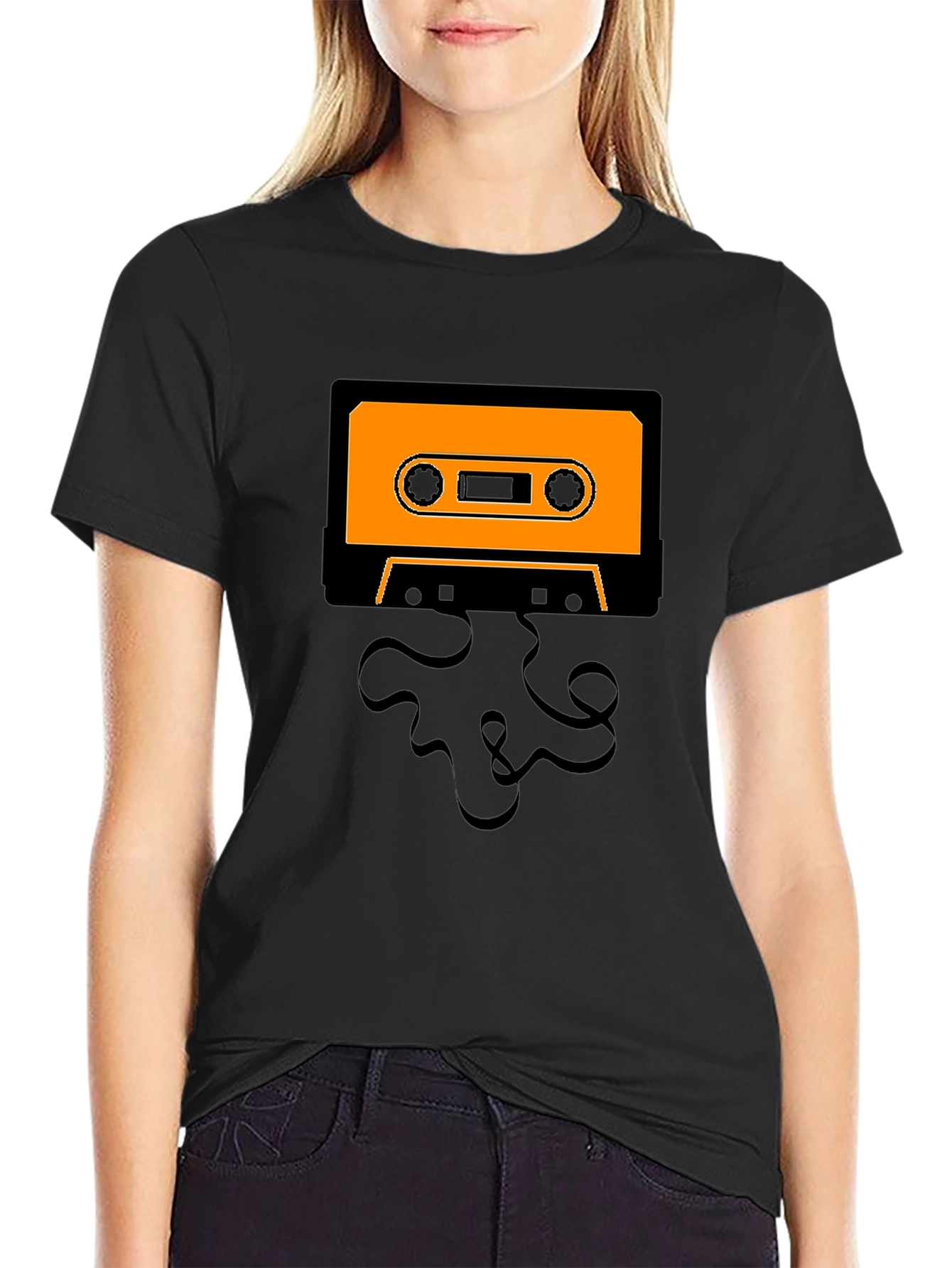 Retro Cassette Tape Graphic T-Shirt