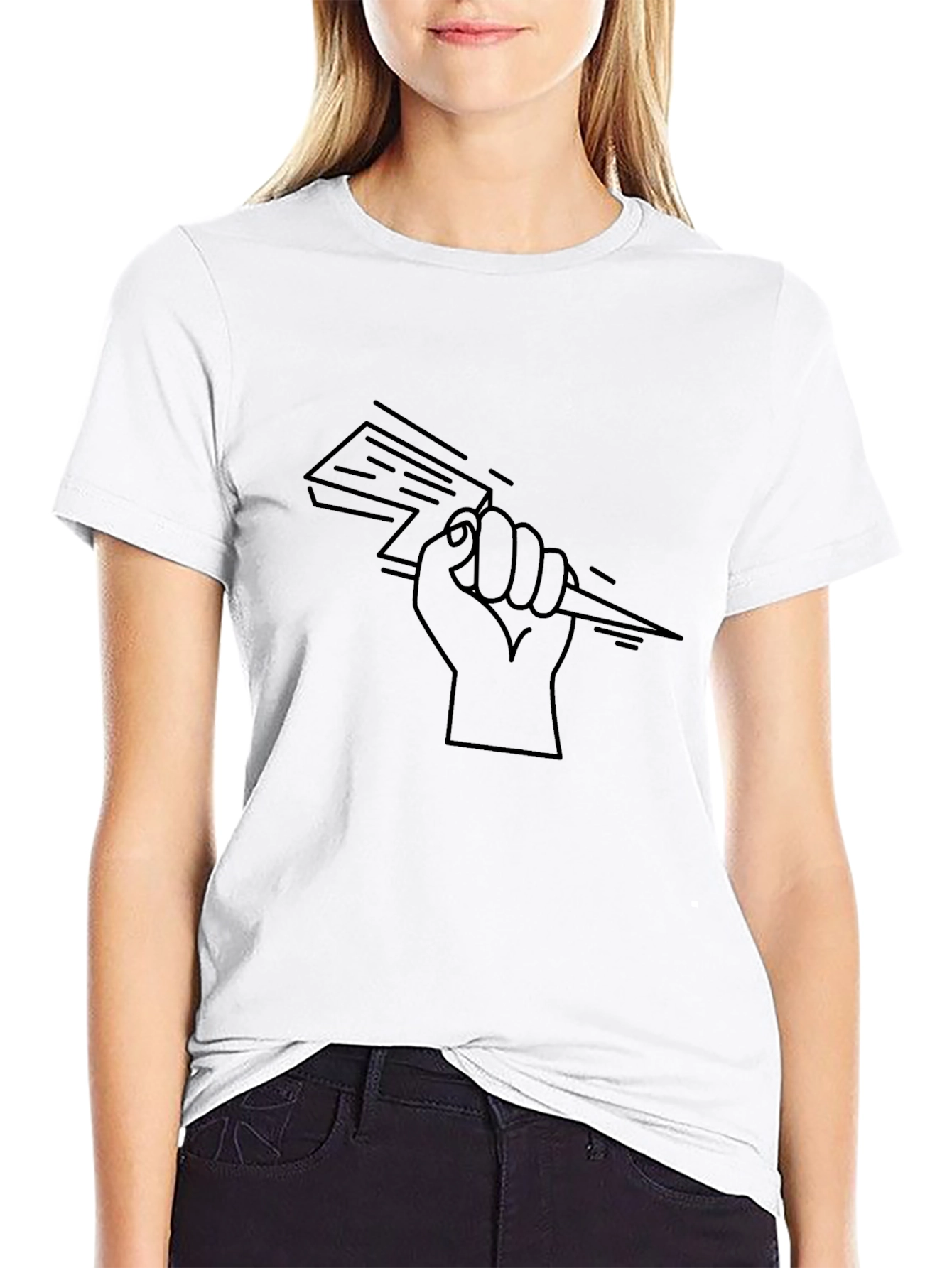 Lightning Bolt Hand Graphic Tee