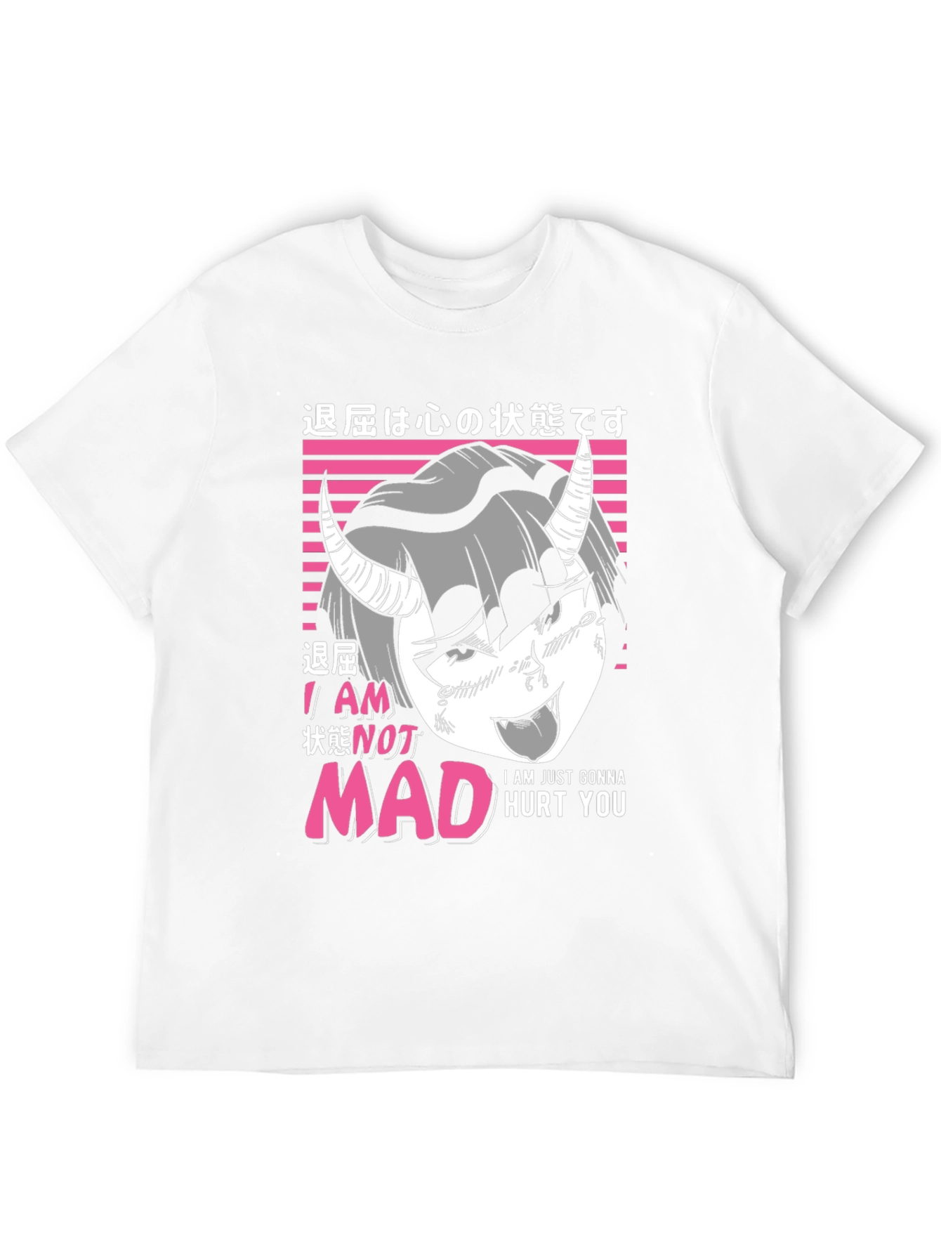I Am Not Mad Anime Graphic T-Shirt