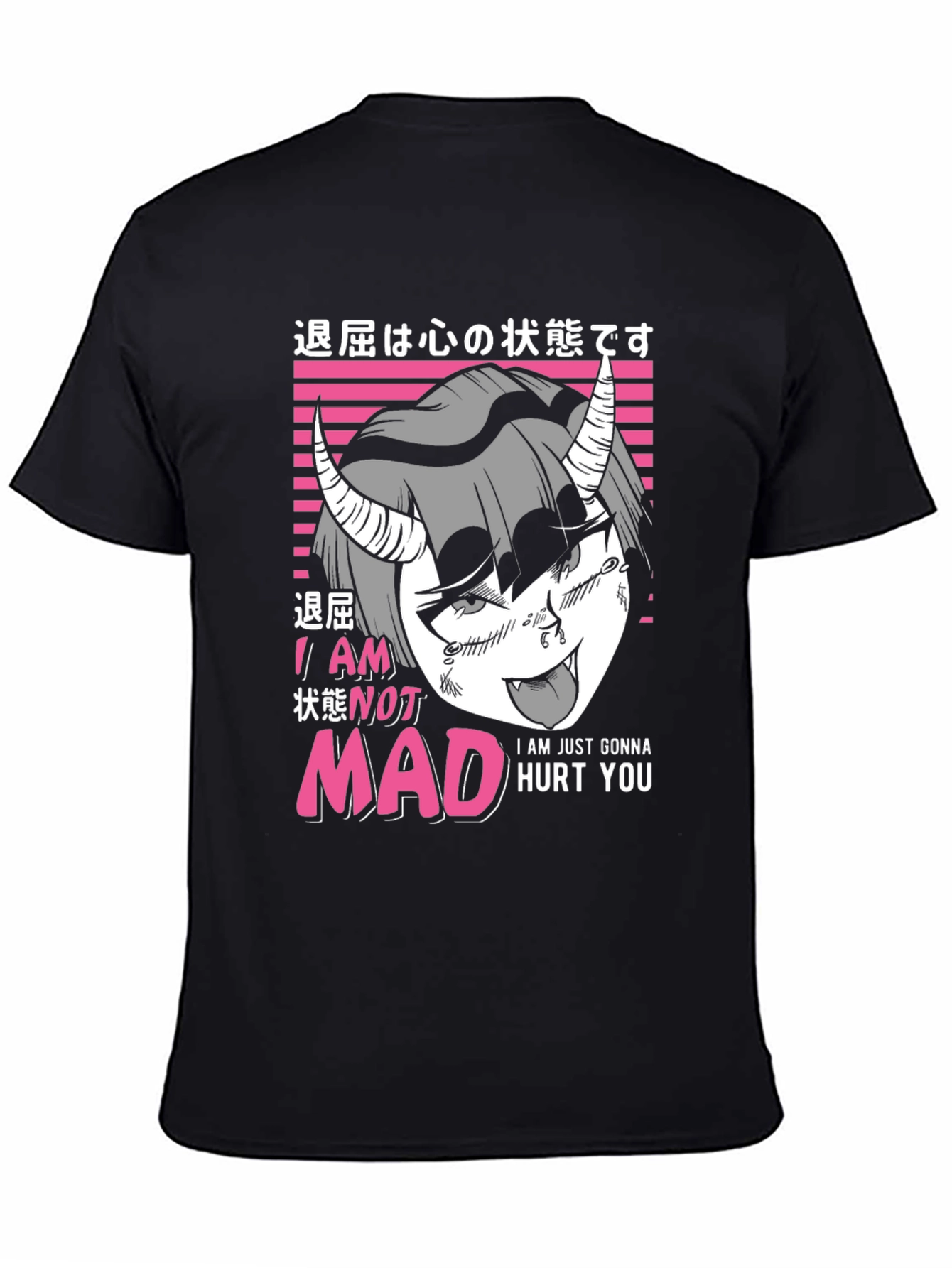 I Am Not Mad Anime Graphic T-Shirt