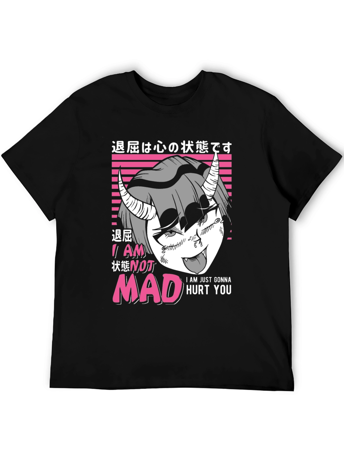I Am Not Mad Anime Graphic T-Shirt