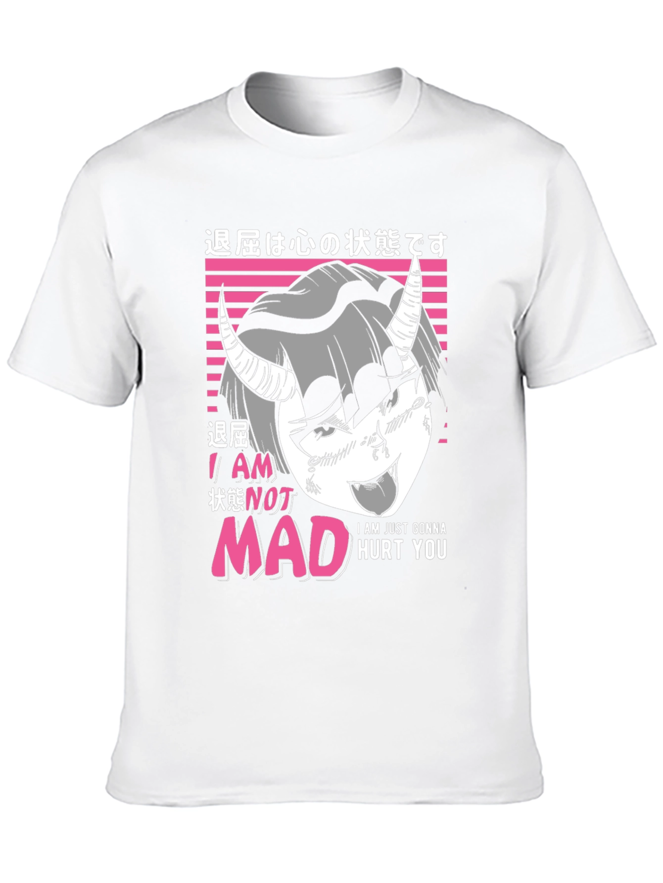 I Am Not Mad Anime Graphic T-Shirt