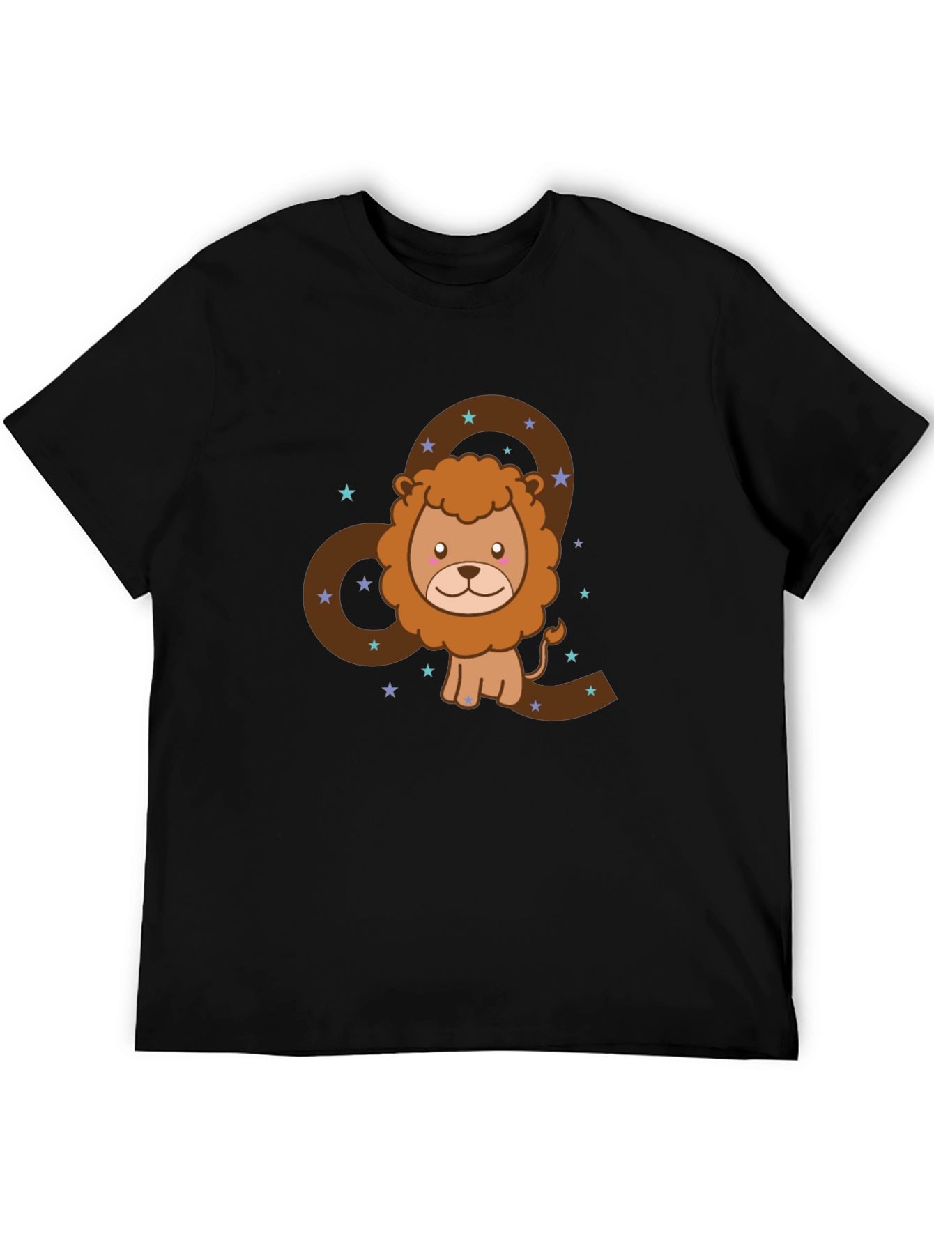Leo Zodiac T-Shirt - Cute Lion Cartoon Design