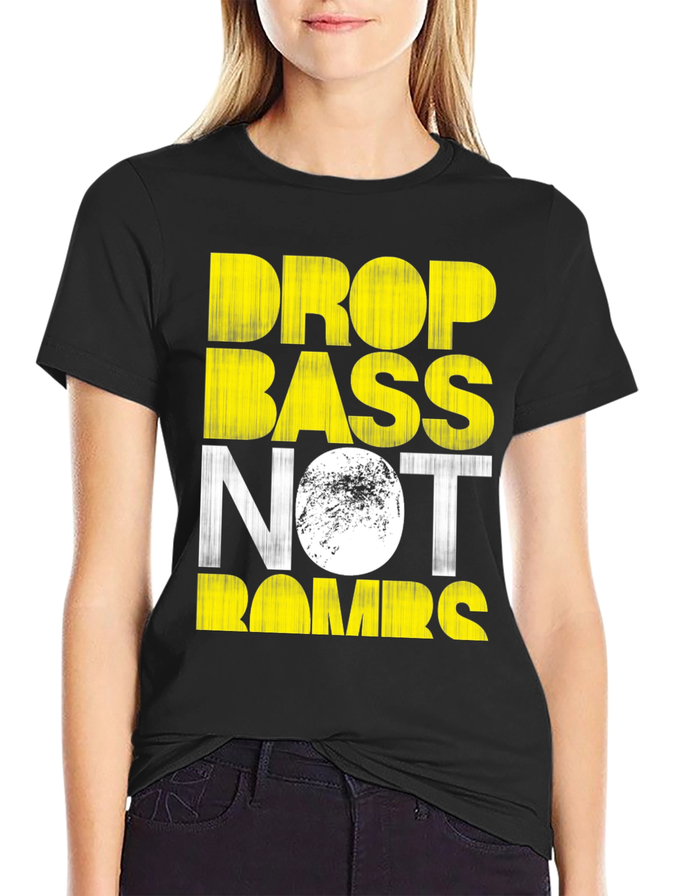 Drop Bass Not Bombs Graphic Tee