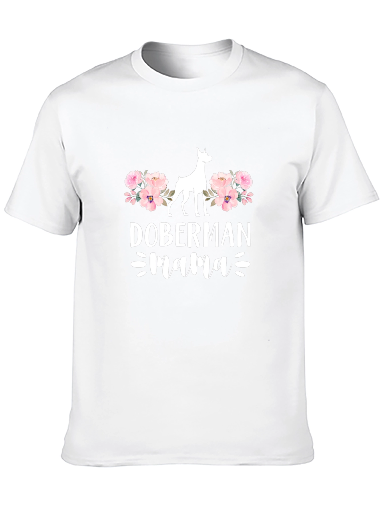 Doberman Mama Graphic Tee - Dog Lover Shirt