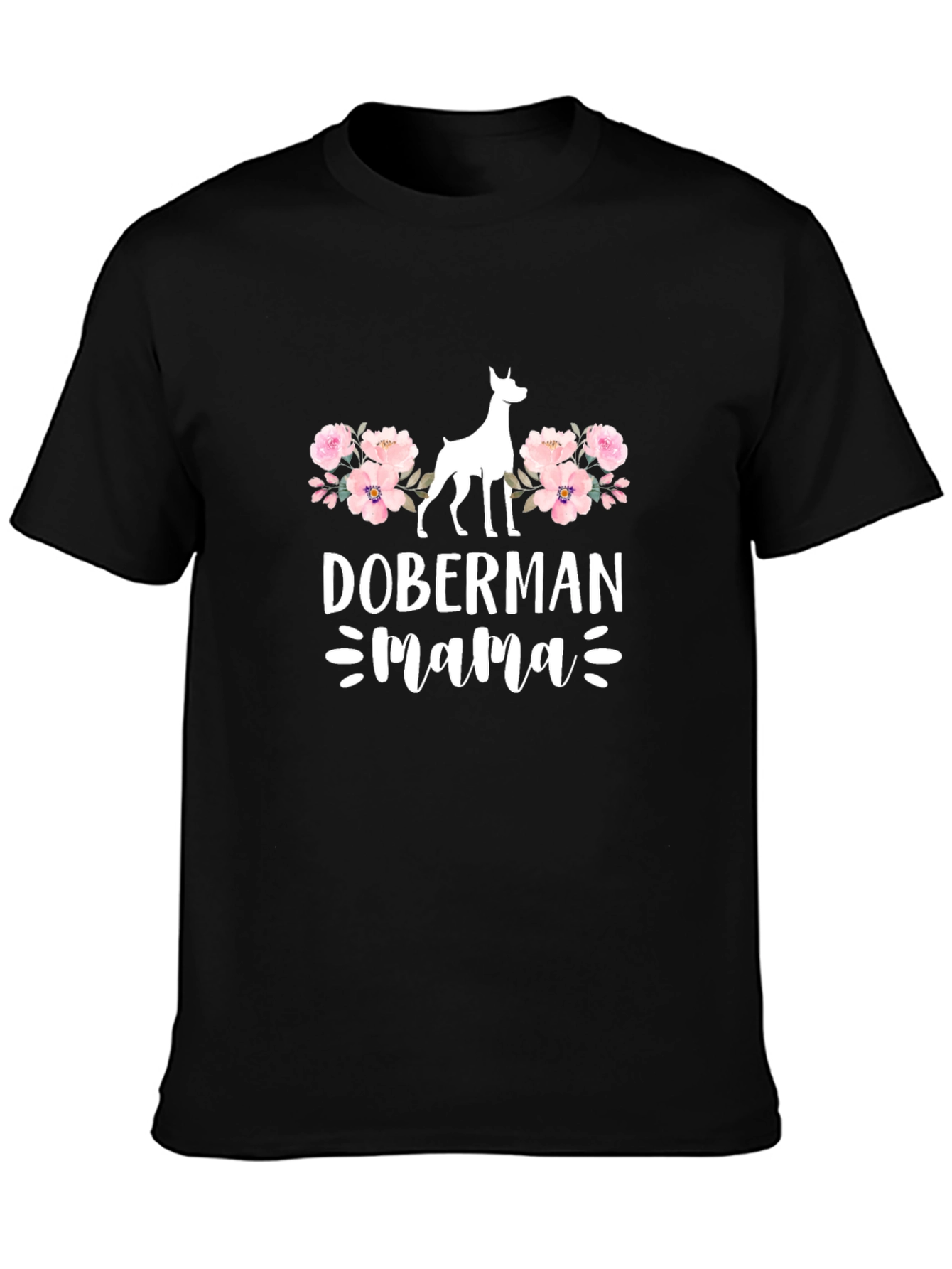 Doberman Mama Graphic Tee - Dog Lover Shirt