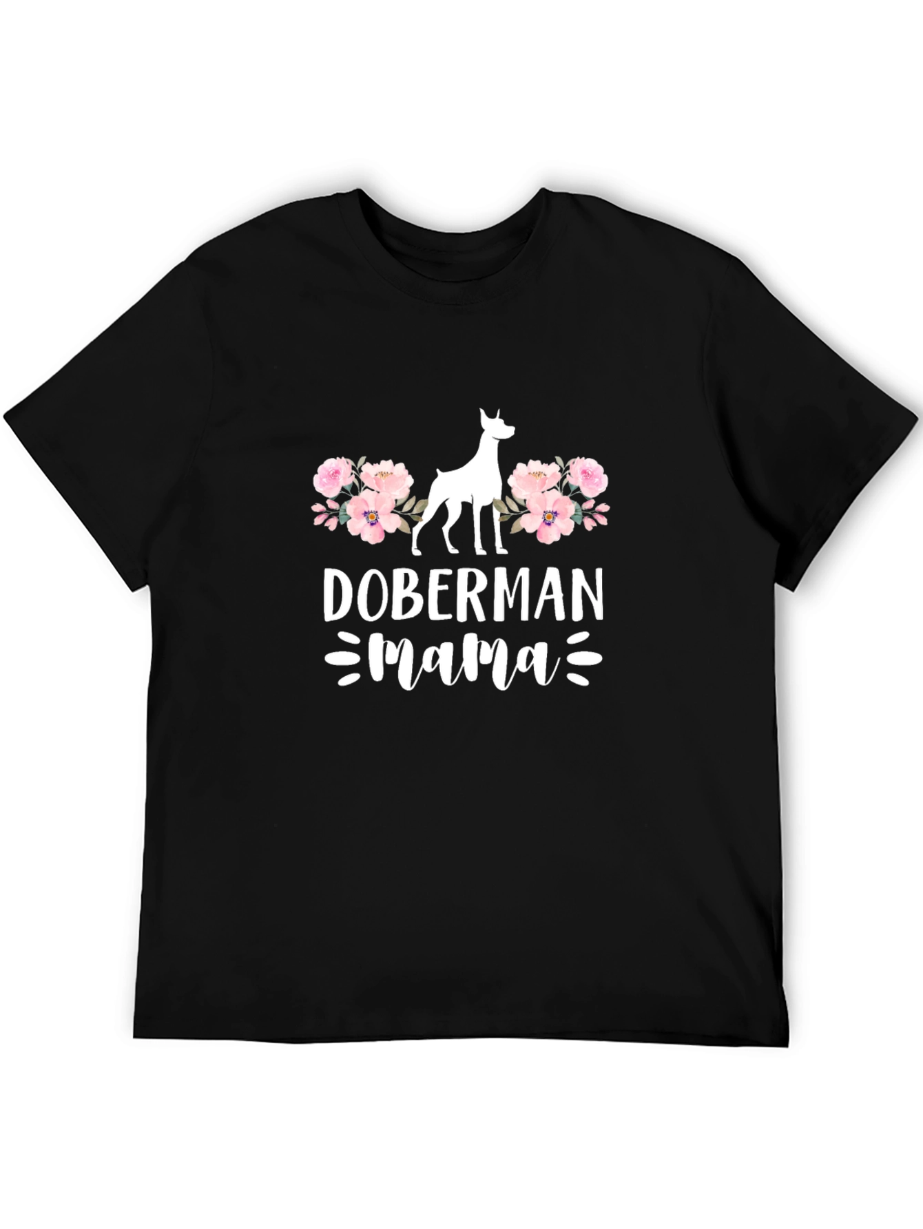 Doberman Mama Graphic Tee - Dog Lover Shirt