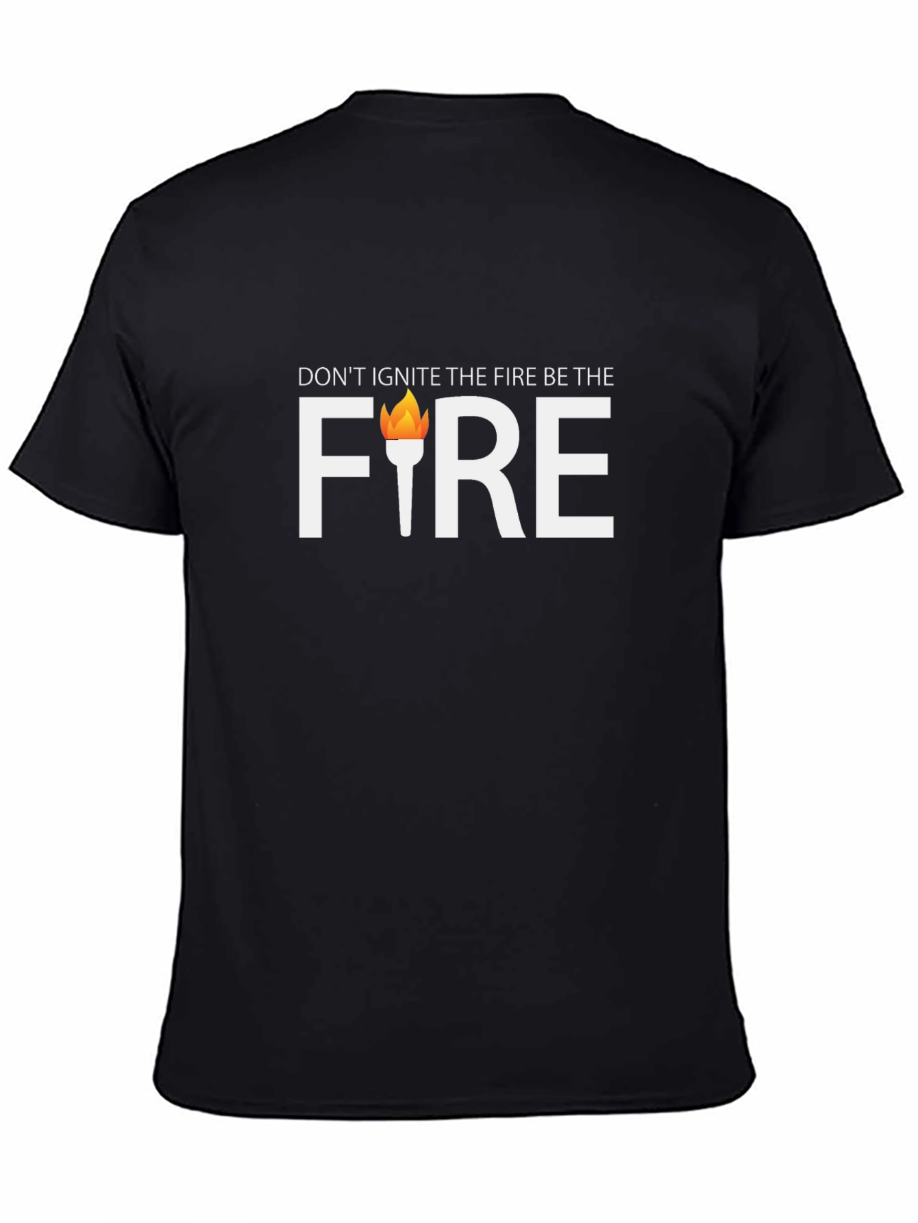 Be The Fire Black Graphic Tee