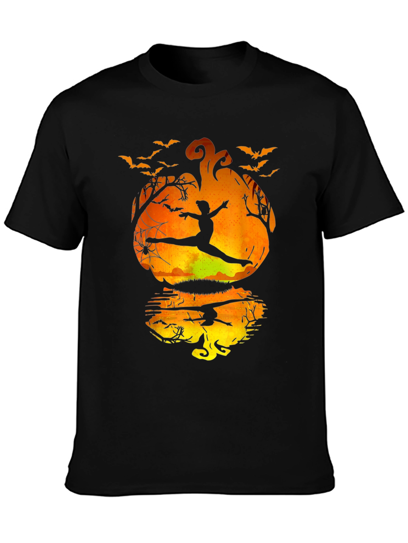 Halloween Dancer T-Shirt - Pumpkin Silhouette