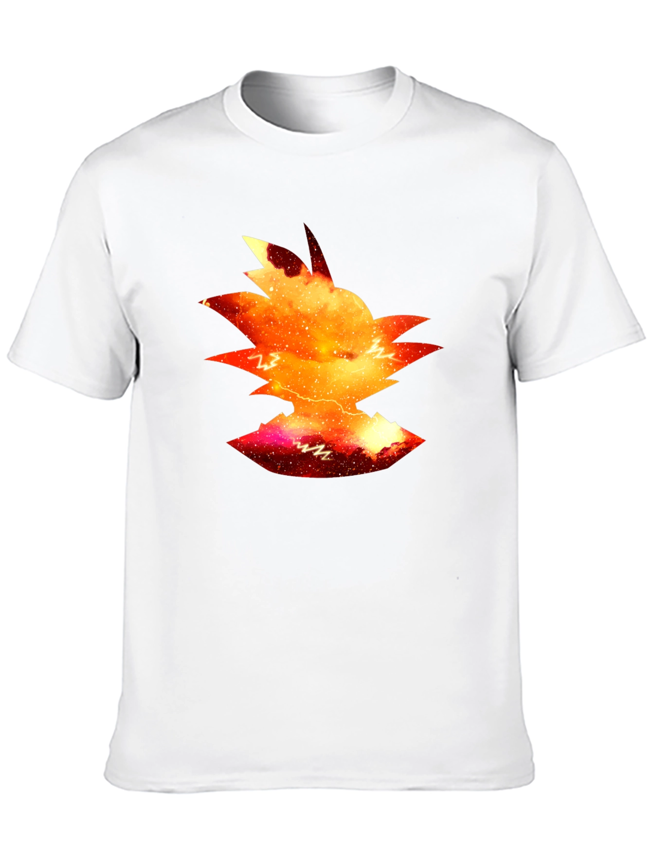 Goku Galaxy Silhouette Tee - Black