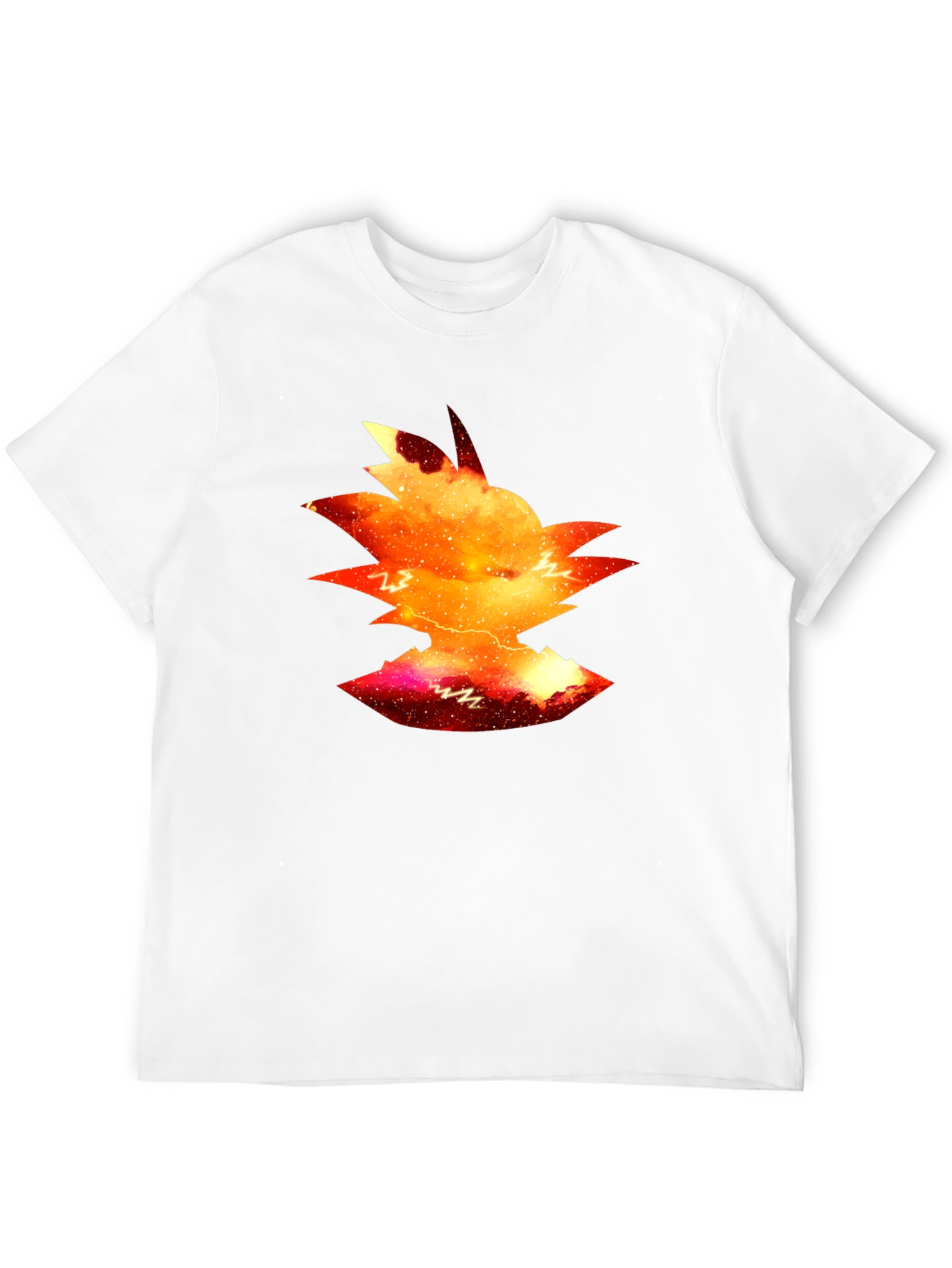 Goku Galaxy Silhouette Tee - Black